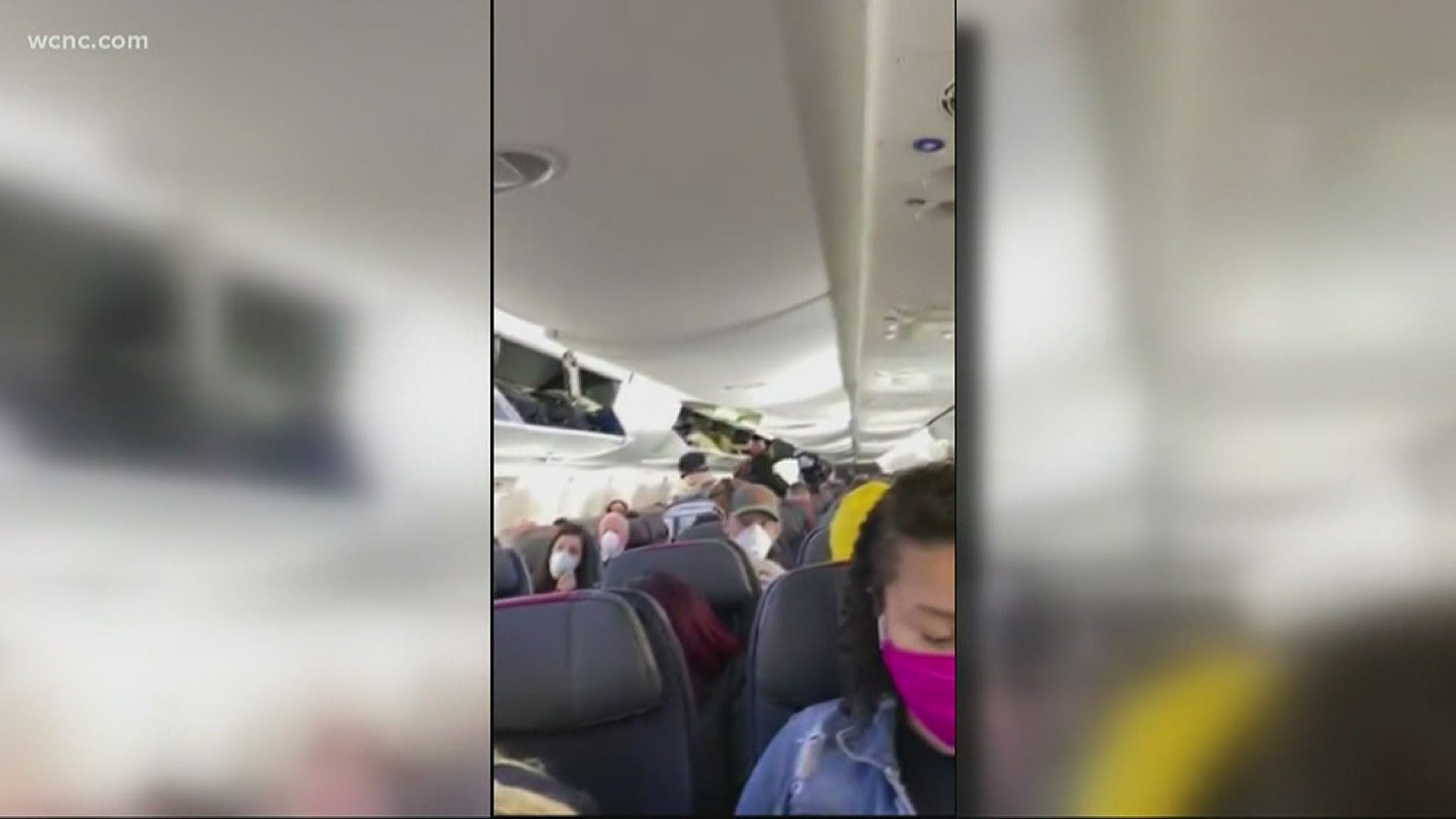 Social distancing was not an option on this flight from New York City to Charlotte. We speak with the woman who sent out the video warning others not to travel.