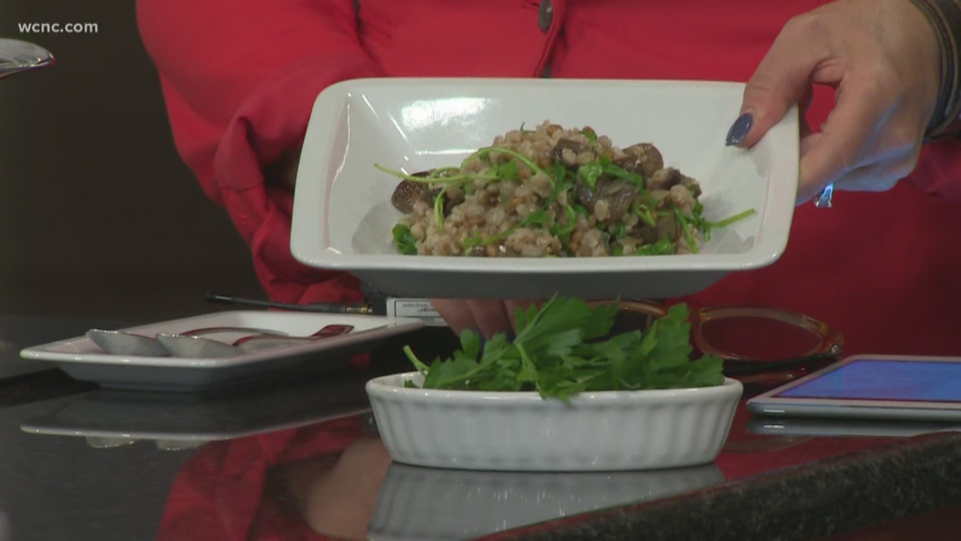 Culinary instructor Ashley McGee shows us how to make a hearty, vegetarian dish.