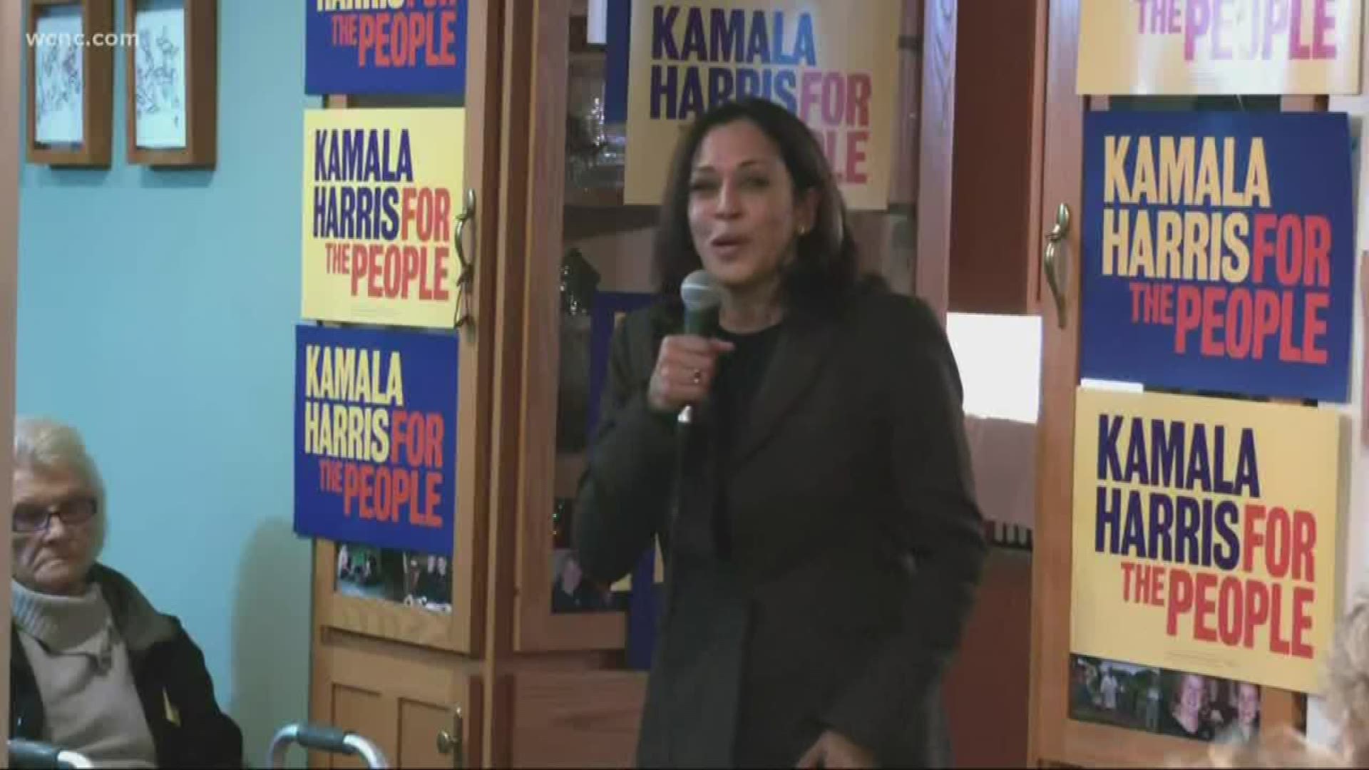 Kamala Harris' presidential campaign will return to SC Monday. Harris is holding a "Justice for Veterans" campaign in Greenwood before heading to Greenville.