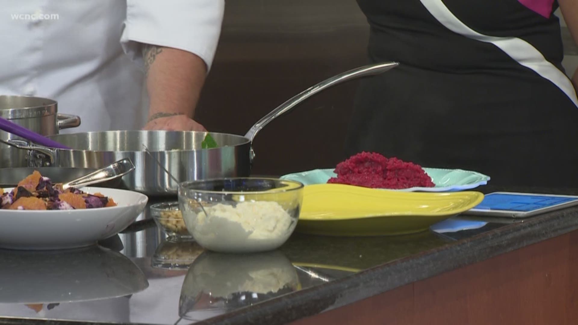 Chef Ross Purple makes a colorful spring risotto filled with health benefits and flavor!