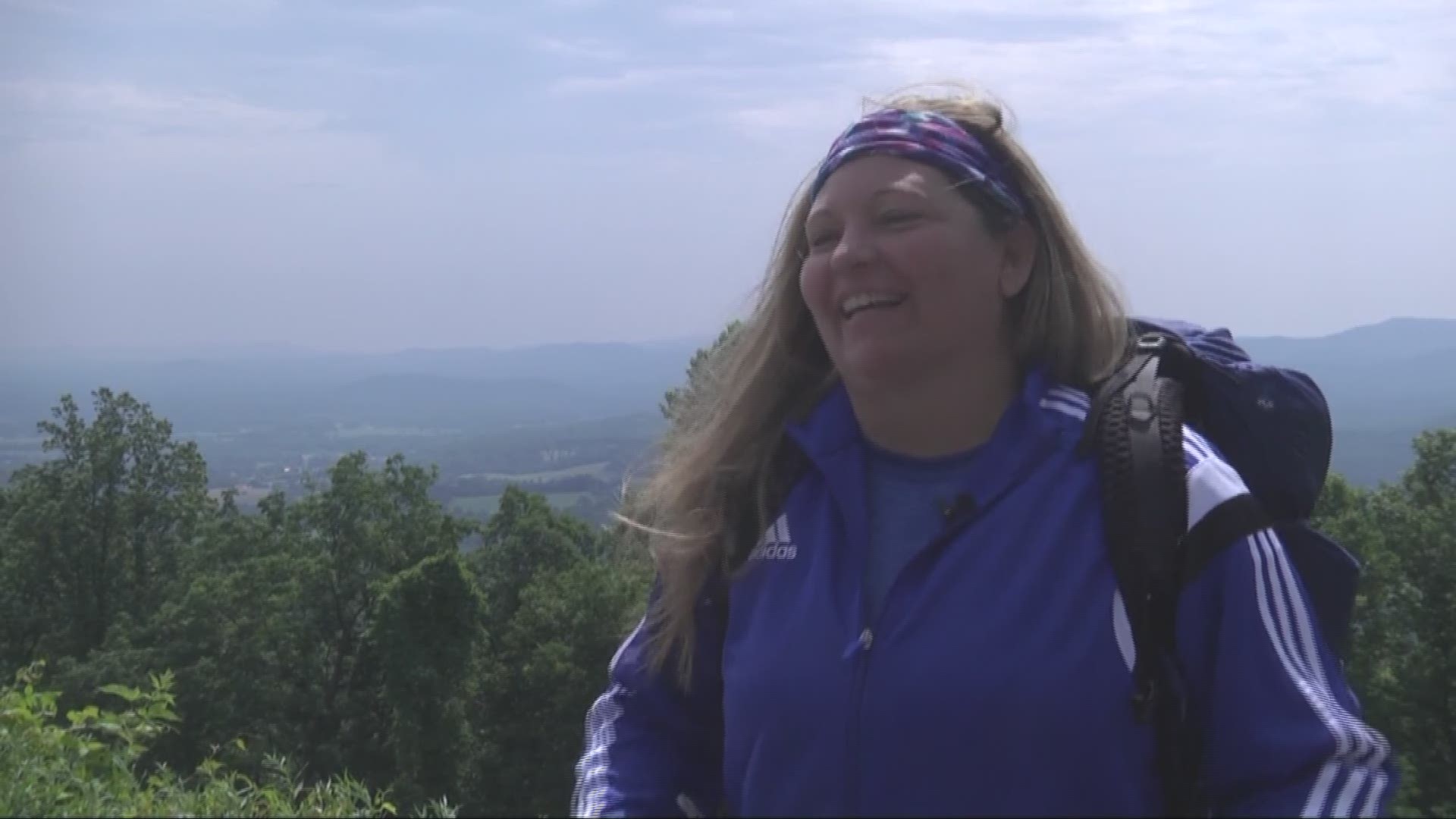 Stacey Kozel was wheelchair bound just a few months ago.  Now she's hiking the Appalachian Trial thanks to high-tech braces.