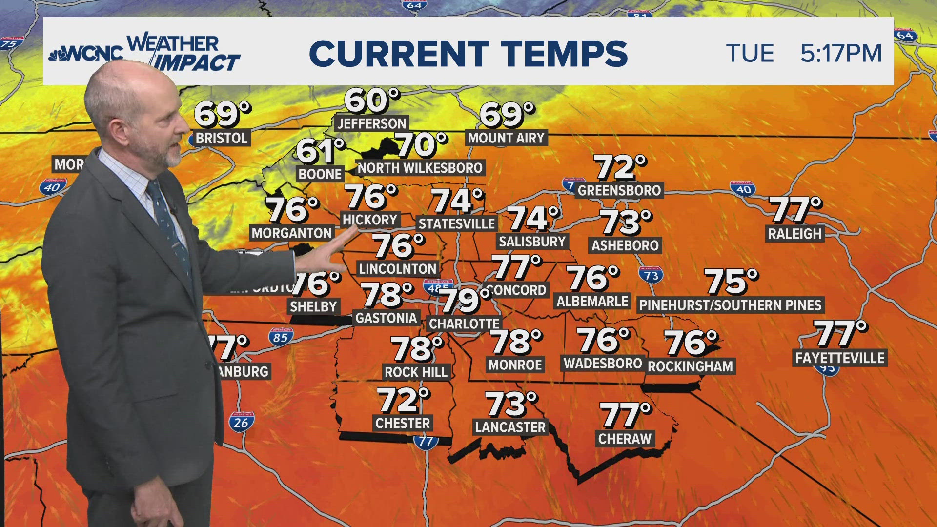 Charlotte's new weather record