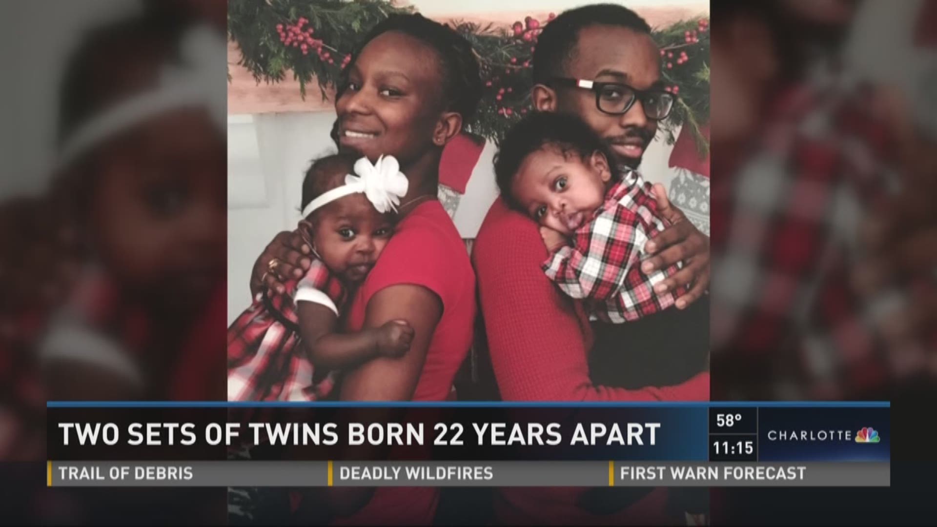 Two sets of twins born 22 years apart, but that isn't what makes this family's story so amazing.