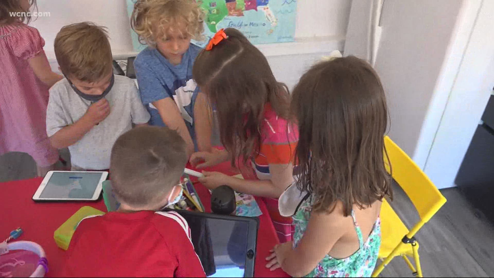 Some students across our area kicked off the first day of school by heading into their ‘pandemic pods’ or ‘learning pods.’