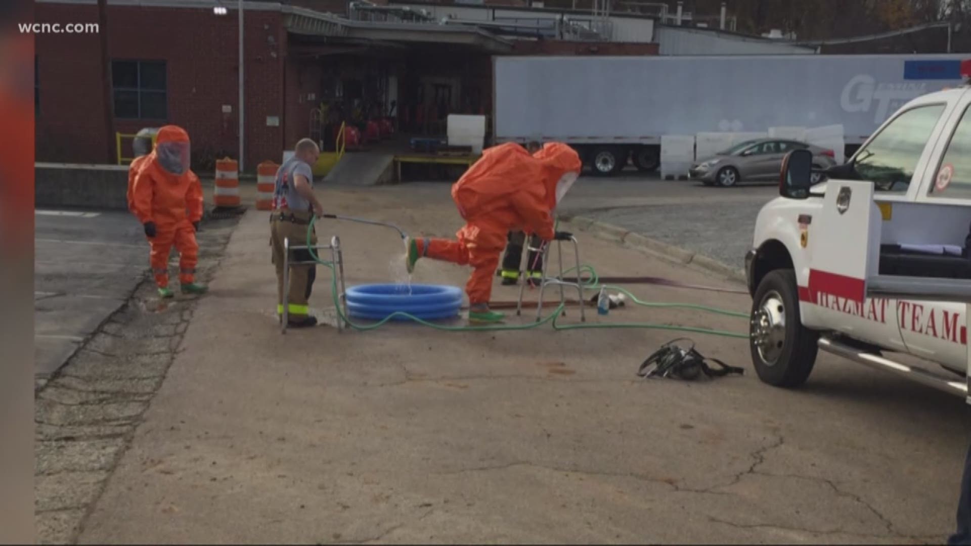 Hazmat crews responded to a hazardous material incident in Salisbury.