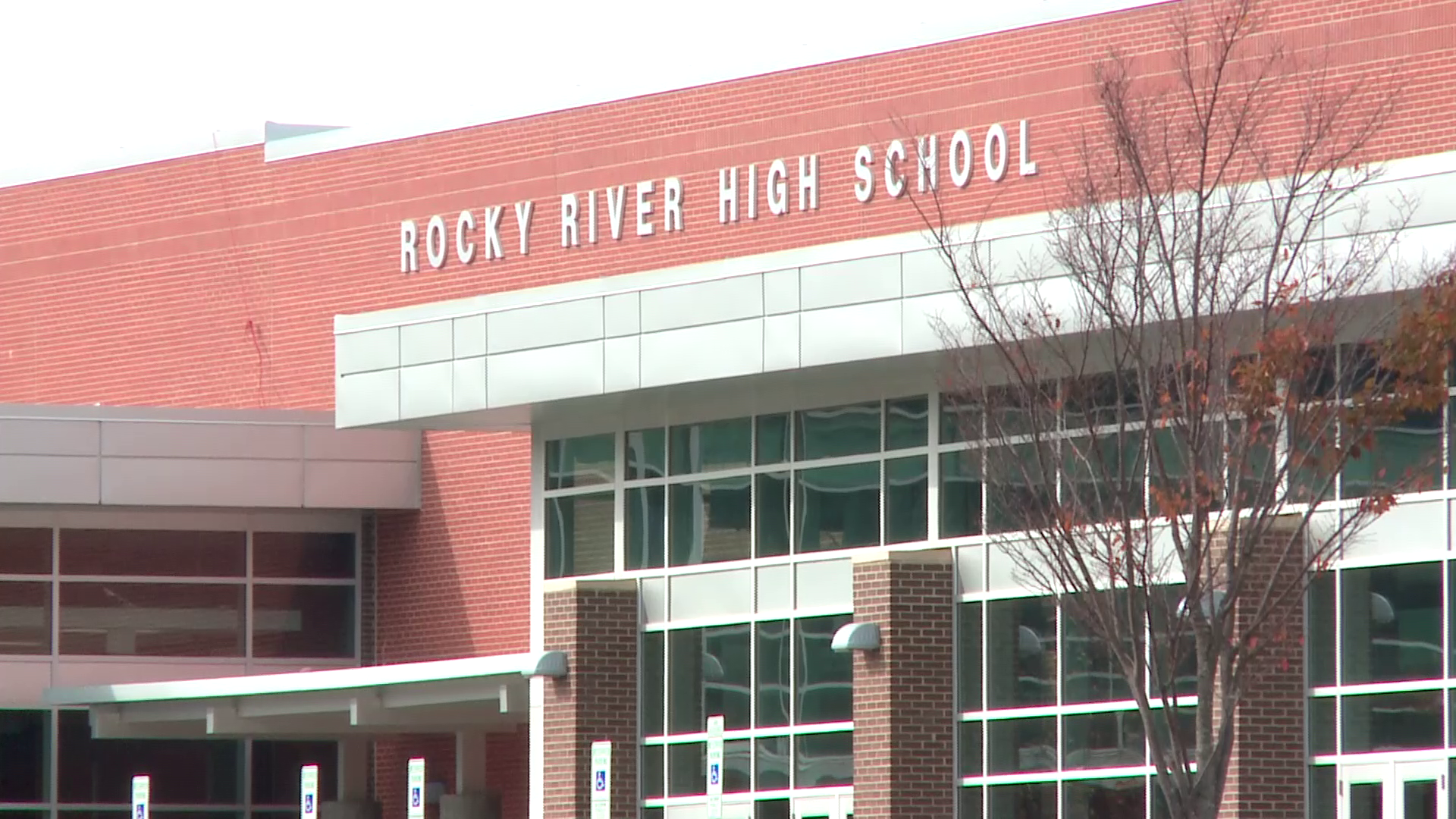 A student brought a gun to Rocky River High School on Friday, school administrators said.