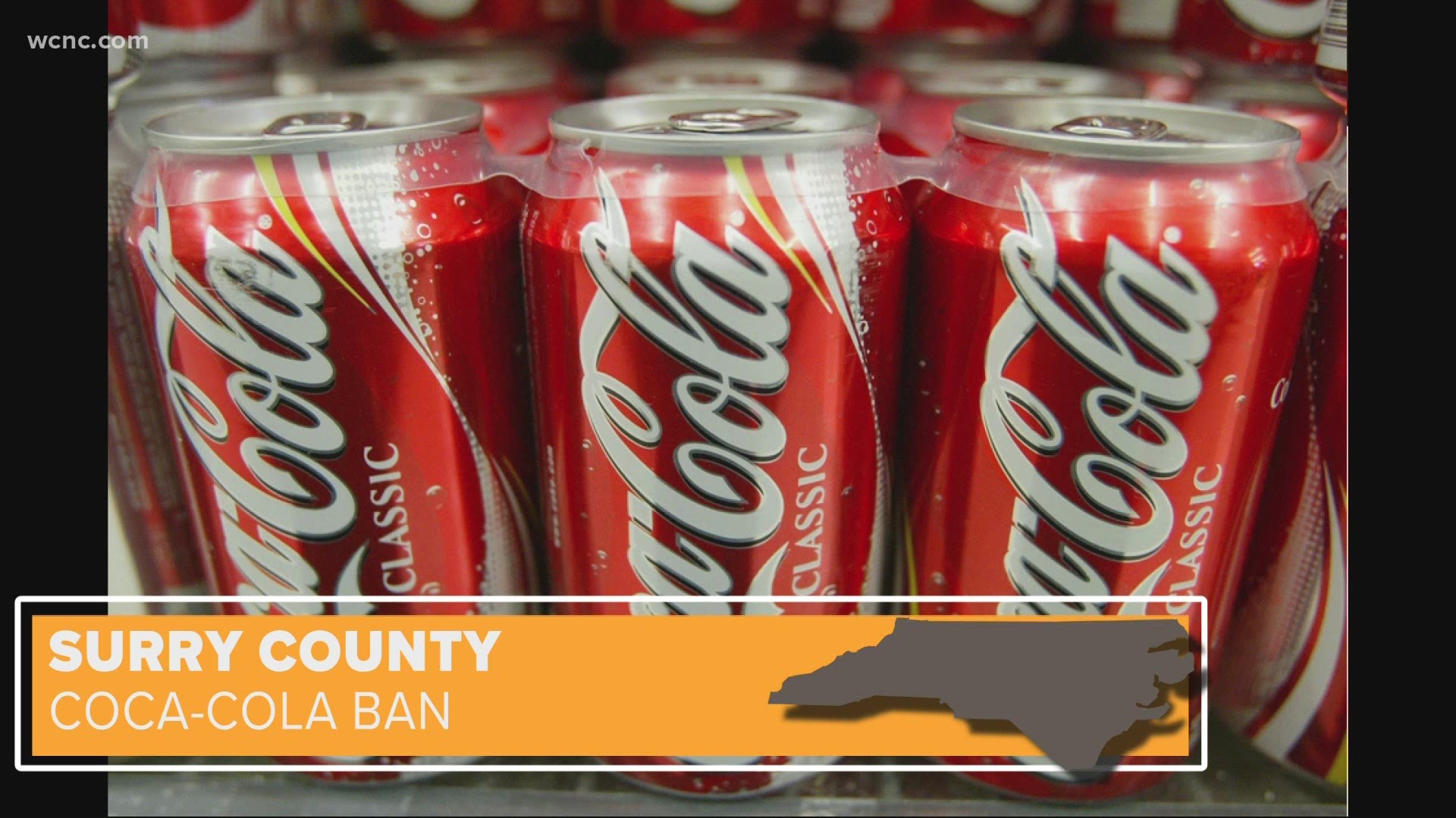 Officials in Surry County announced this week that they will ban Coca-Cola machines in government offices due to their "left-wing politics."
