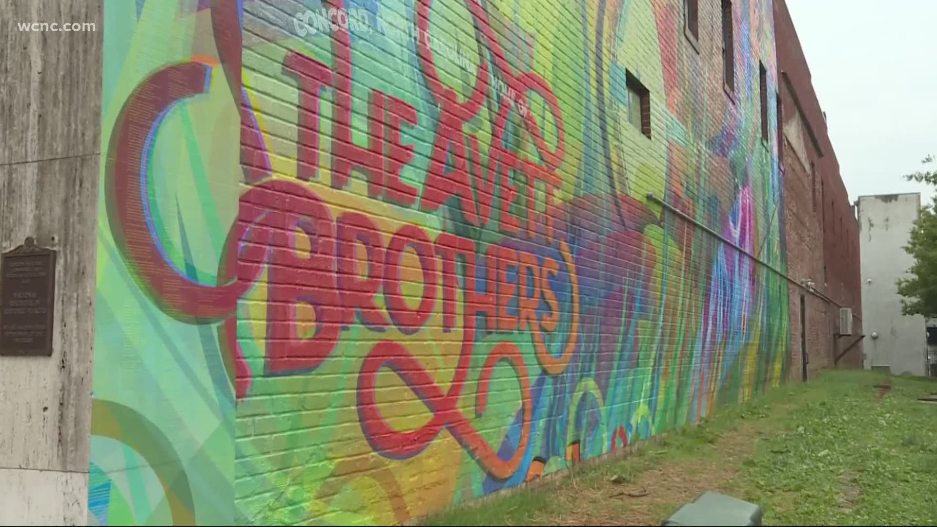 Caswell Turner said it was a dream come true when the City of Concord commissioned her for a mural in downtown. She immediately wanted to honor the Avett Brothers.
