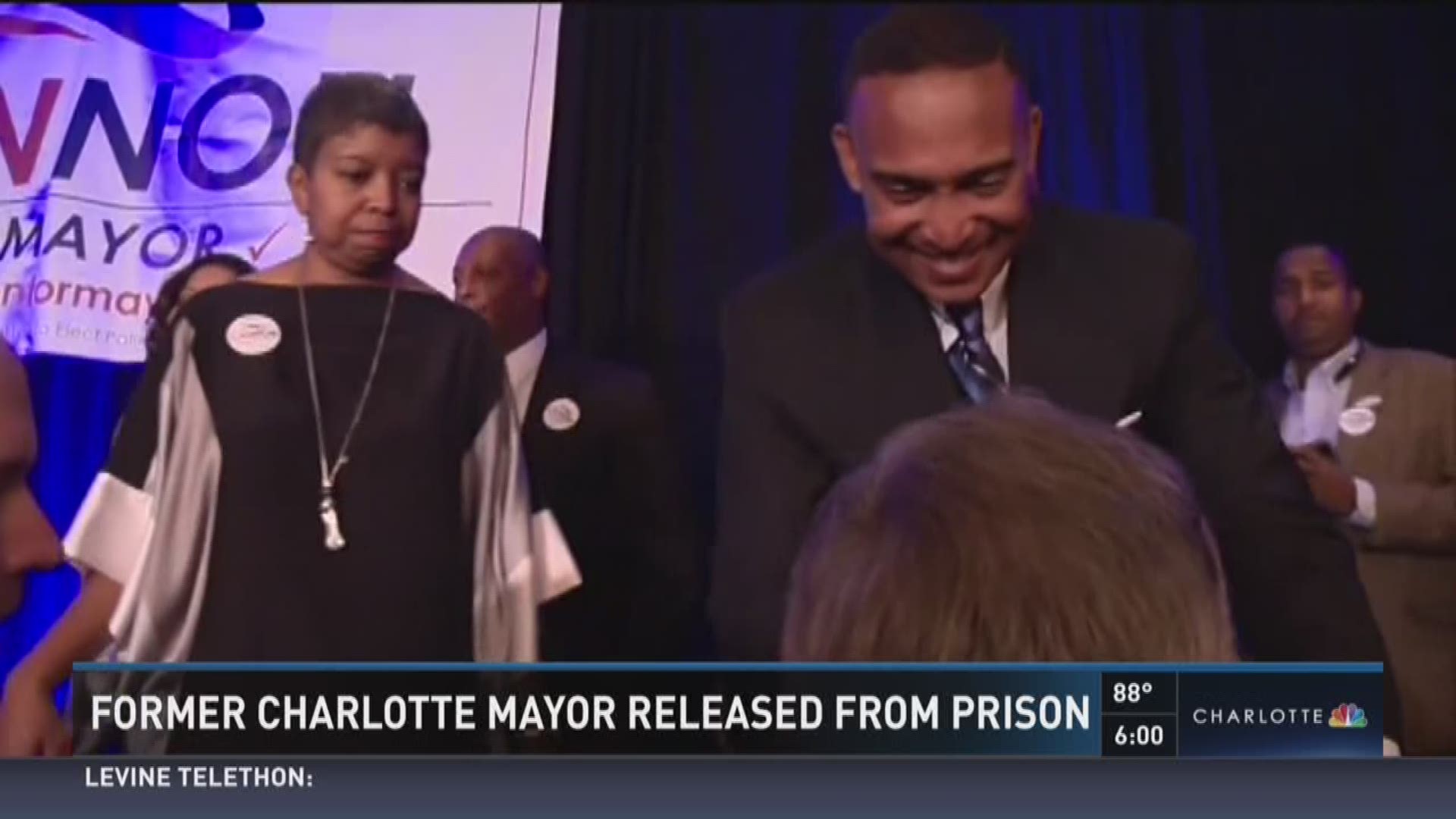 The former Charlotte mayor was released early, only serving half of his sentence but where is he?