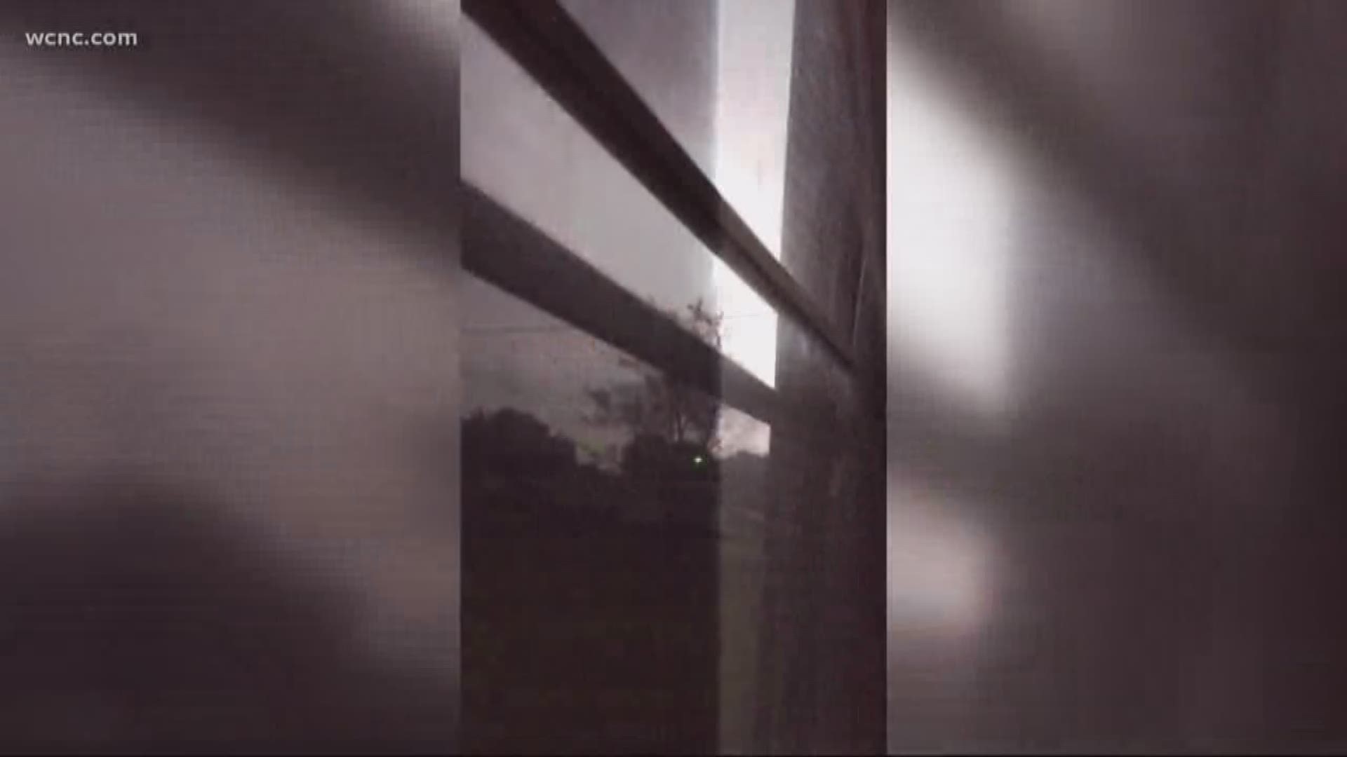 Lightning-packed storms drop heavy rain on Charlotte