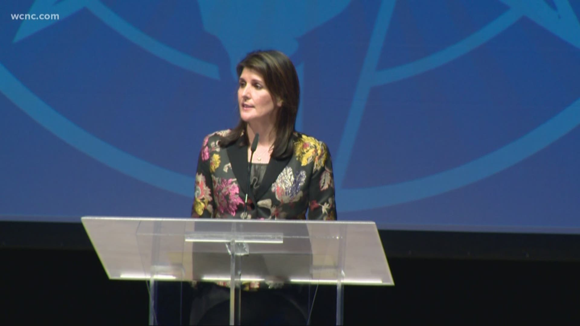 During her acceptance, Nikki Haley touched on how her time as governor prepared her for the U.N.