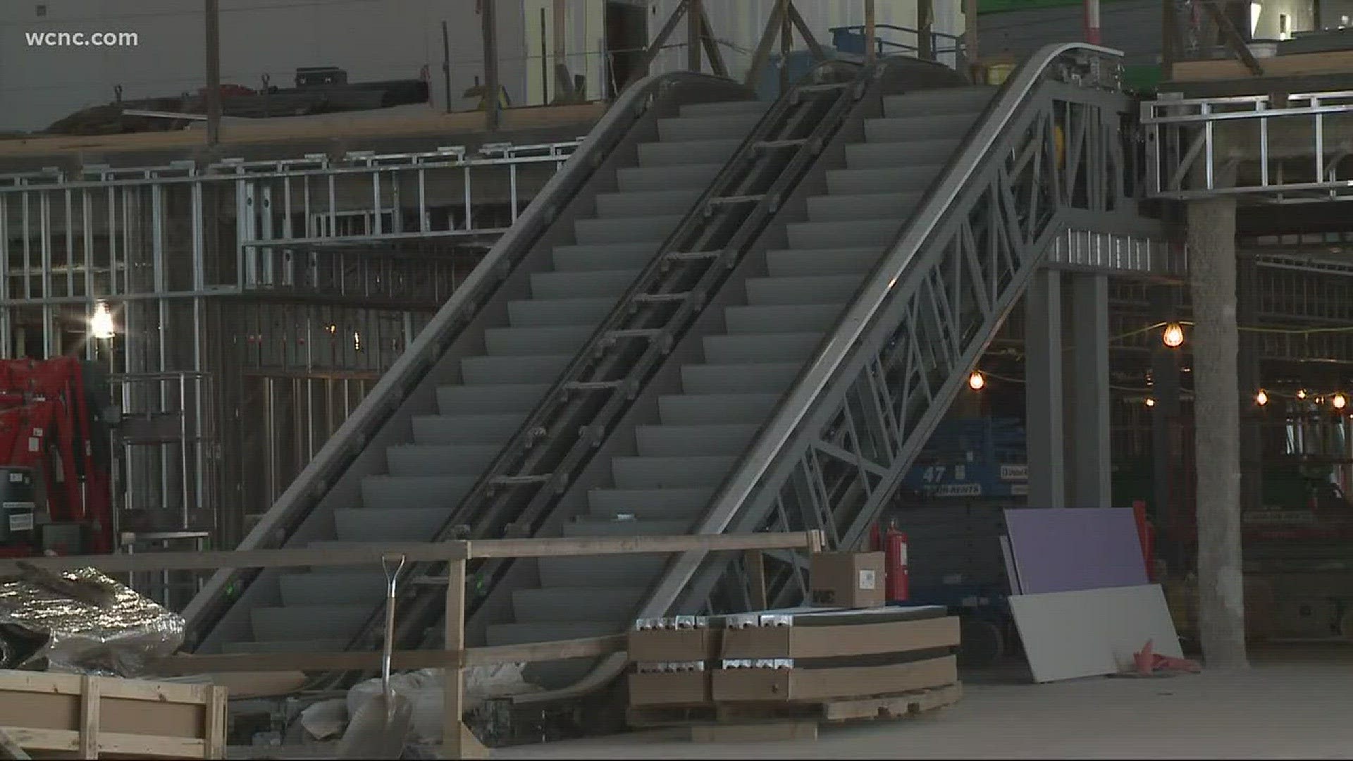 NBC Charlotte is getting a first-hand look at the newly expanded Concourse A.