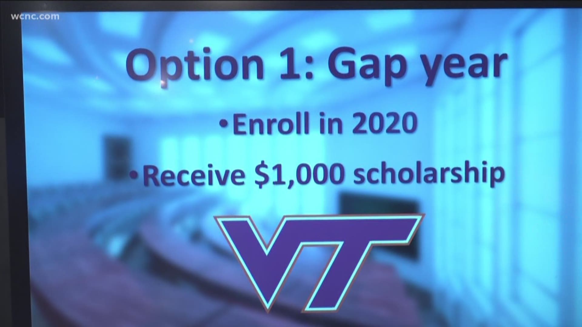 Virginia Tech announced it accepted too many students for the upcoming fall semester. So they're offering students three special options until there's enough room.