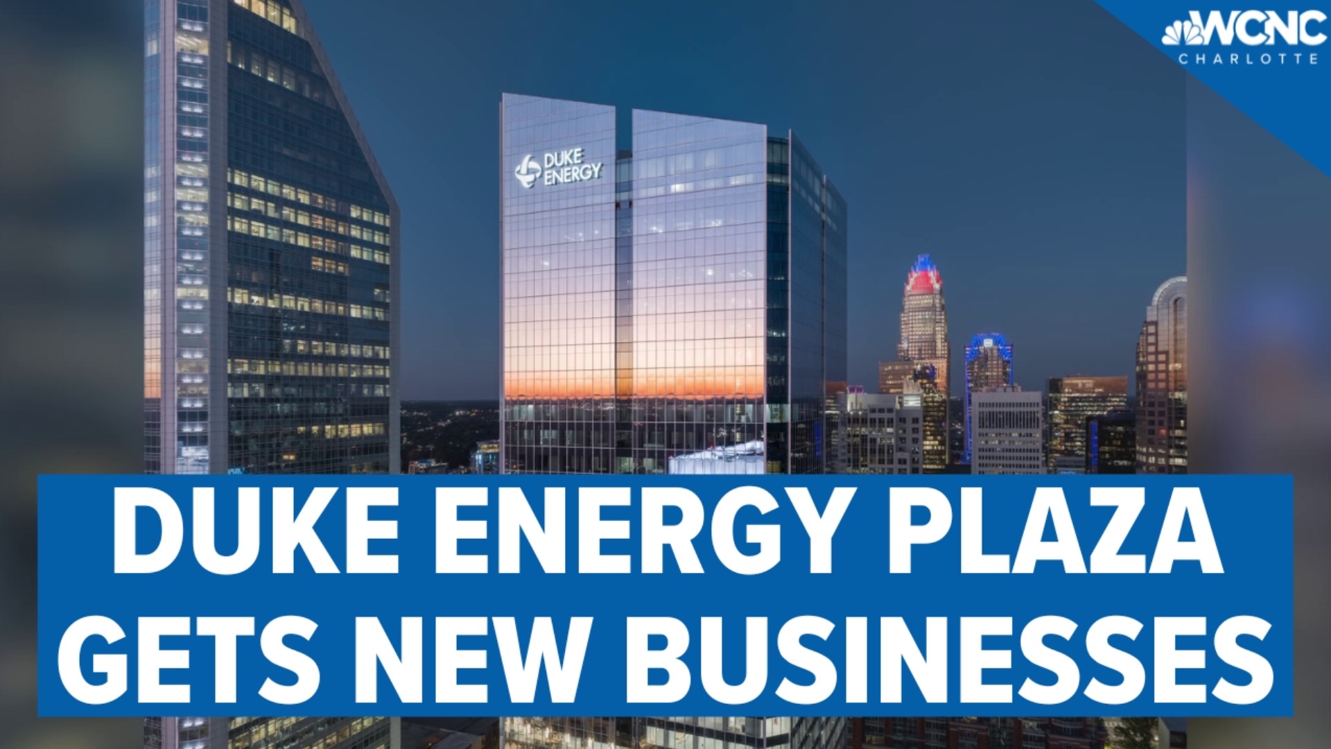 New businesses coming to Duke Energy Plaza in Uptown Charlotte