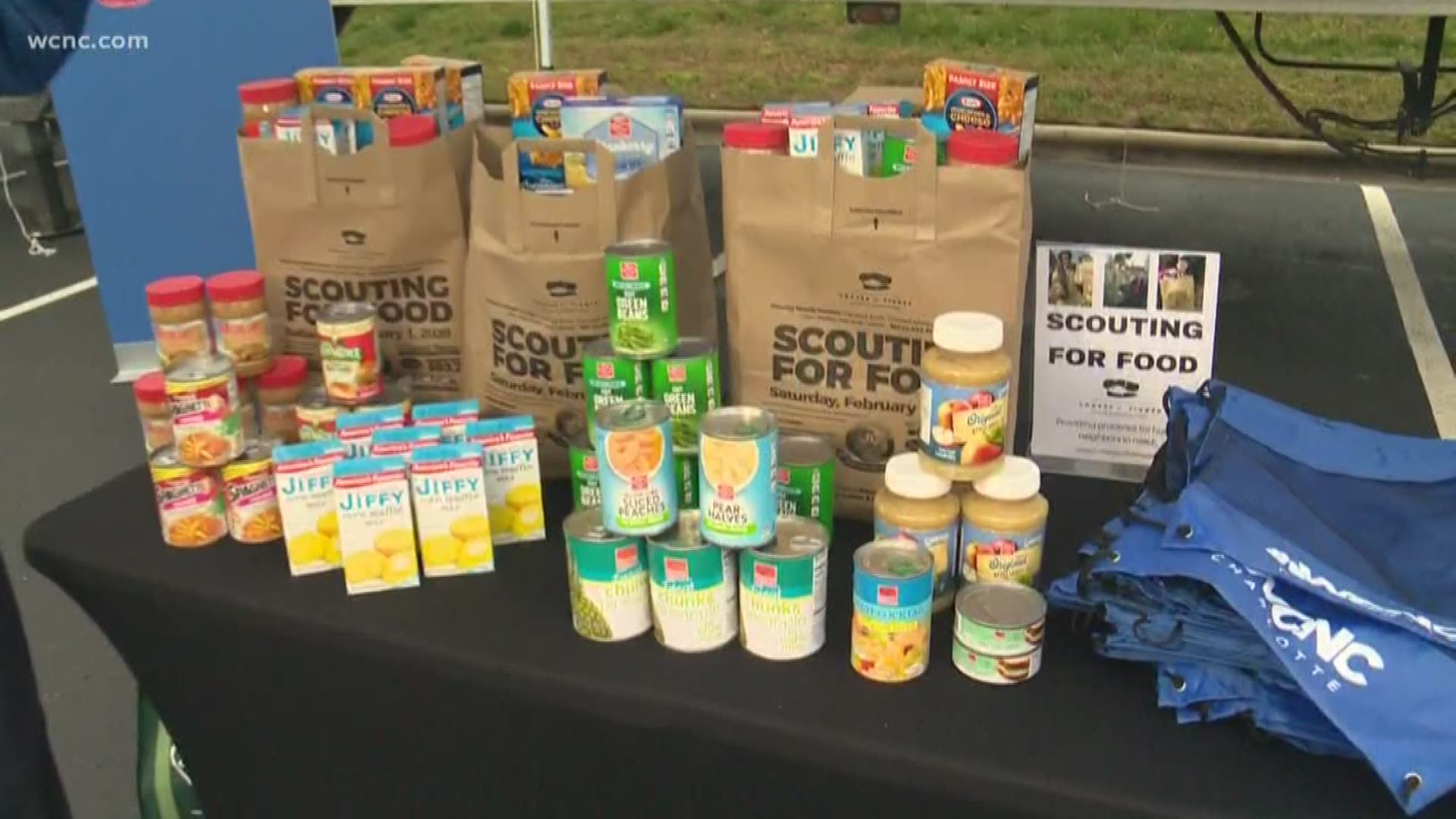 Loaves and Fishes is teaming with WCNC and the Boy Scouts to collect food that will help needy families in Mecklenburg County.