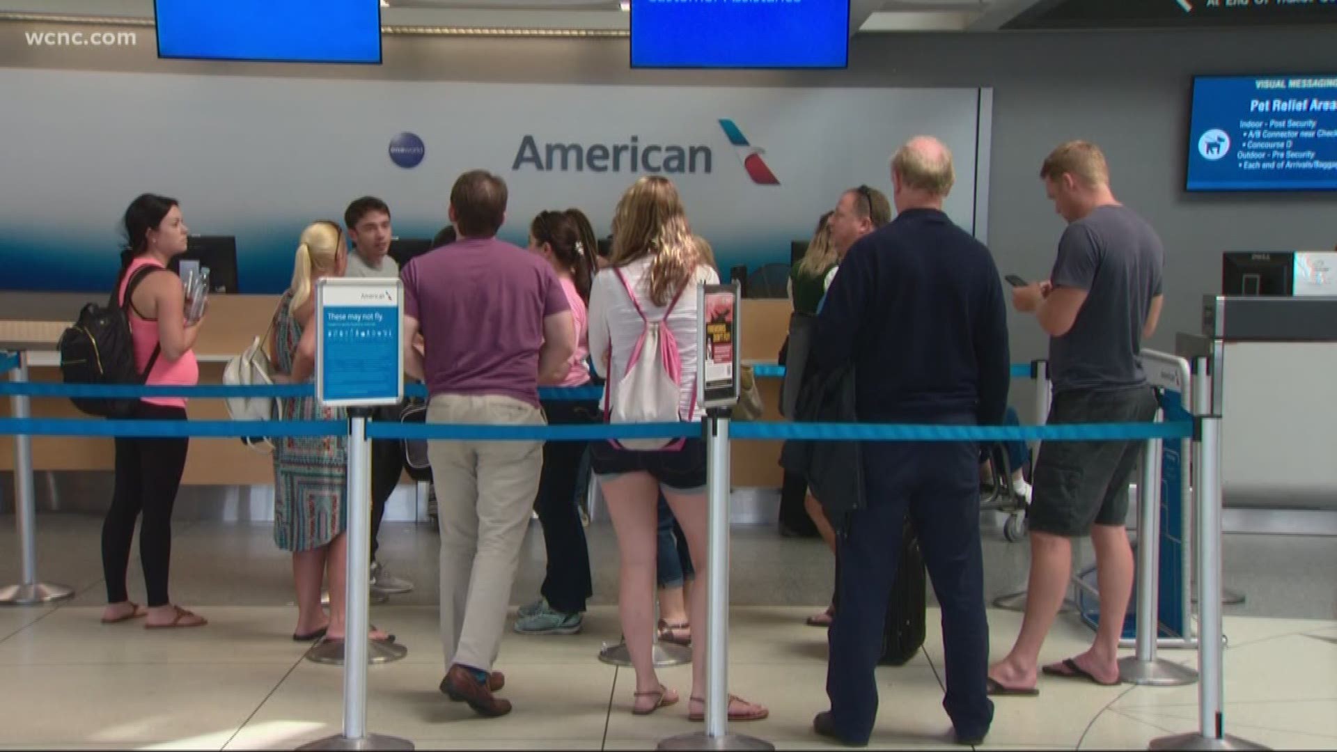 For the second time in a week, a technical glitch is causing major issues for travelers at the Charlotte Douglas International Airport.