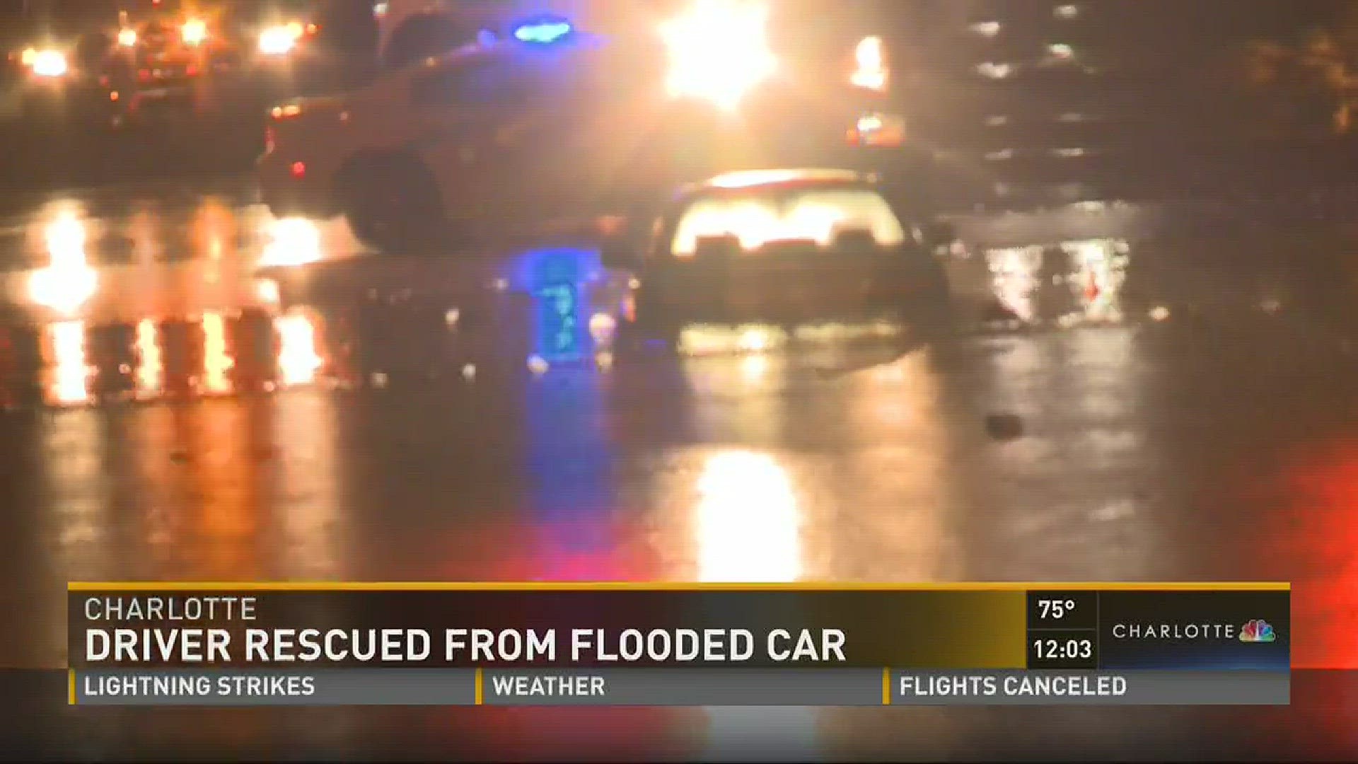 Woman thought she was going to die as flash flooding took control over her car.