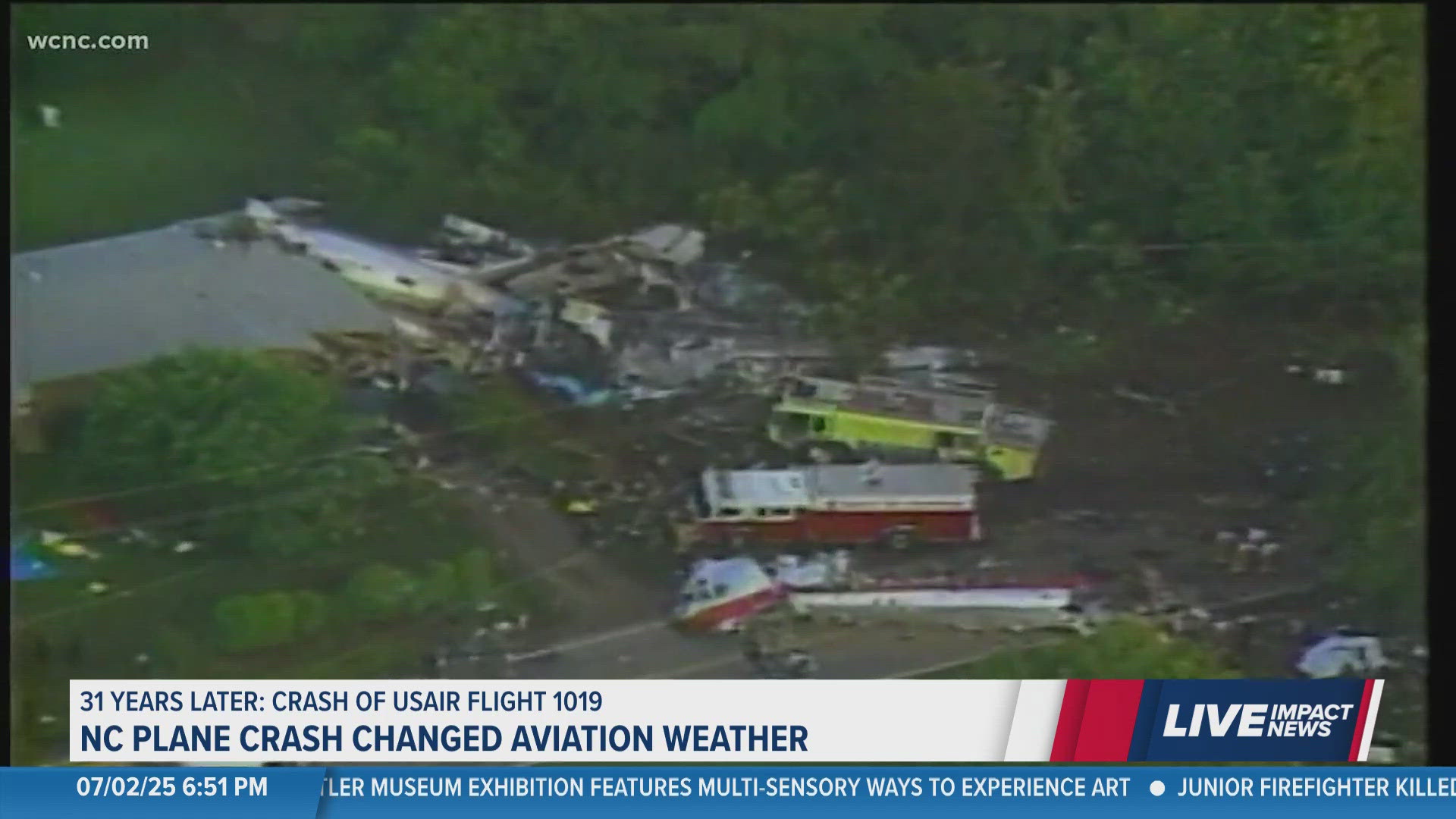 Wednesday marks 31 years since the deadly crash, which happened near the Charlotte airport.