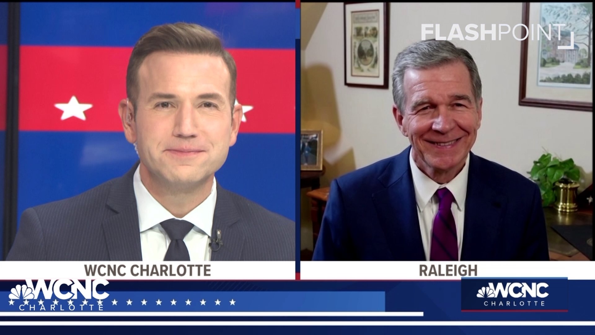 On Flashpoint, NC Gov. Roy Cooper talks Medicaid Expansion and 2024 election.