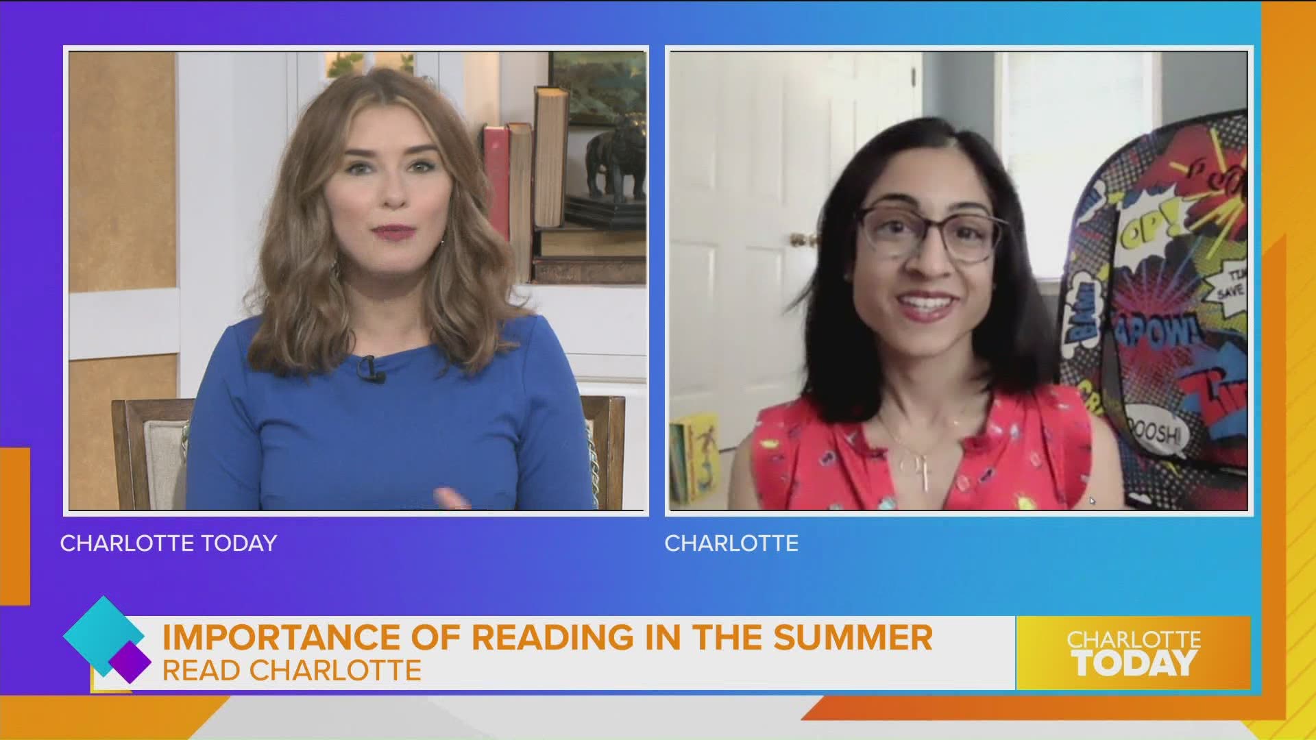 Read Charlotte has a reading check up so your kids are reading all summer while they're out of school.