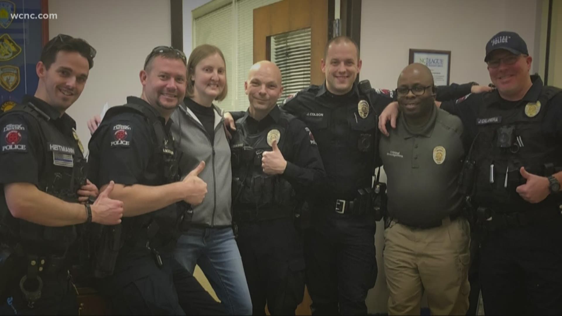 The Davidson community is rallying around a police officer who's been sidelined by a mysterious medical condition. Medical experts couldn't figure out what was wrong.