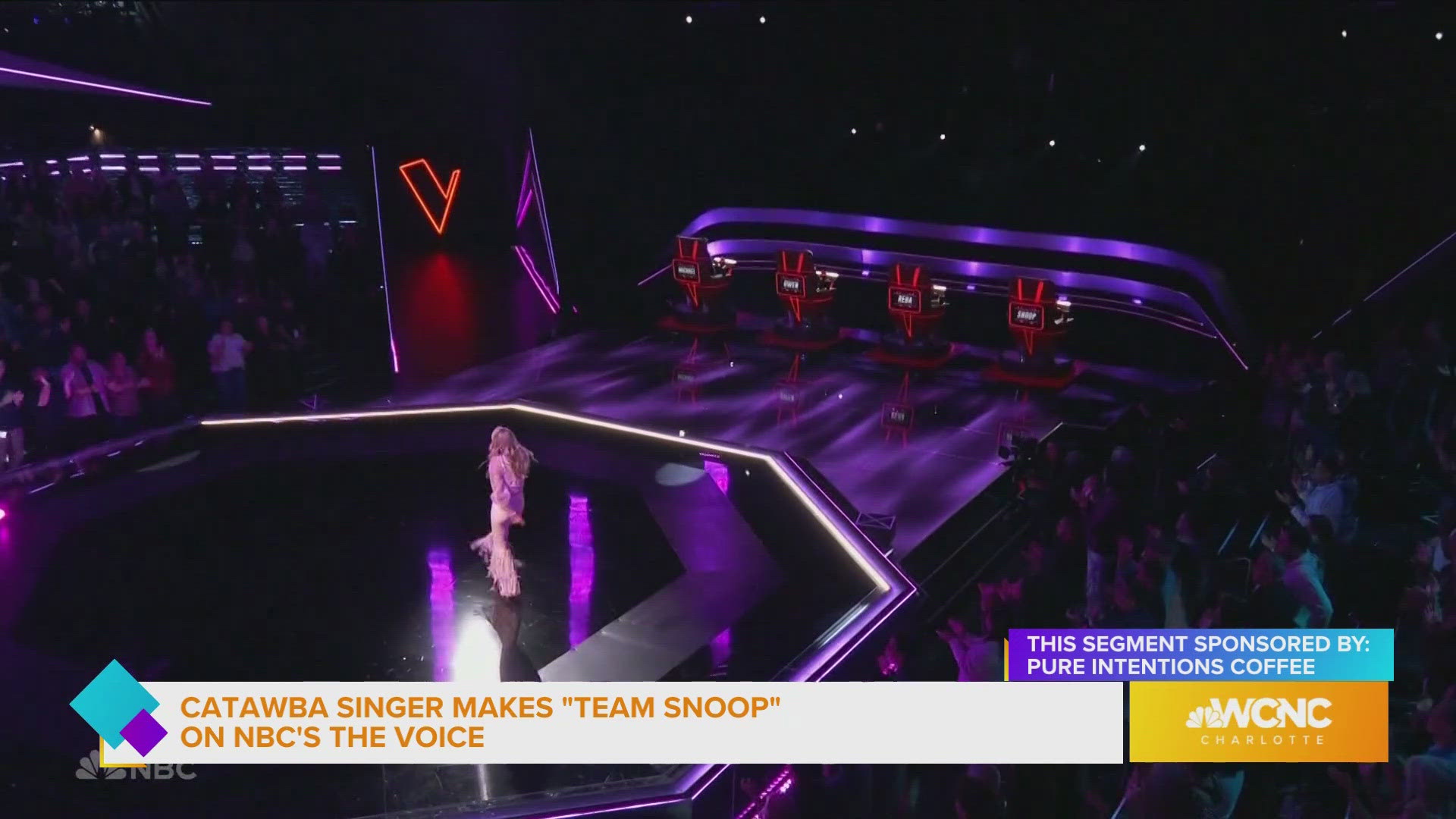 Catawba Singer makes "Team Snoop" on NBC's The Voice