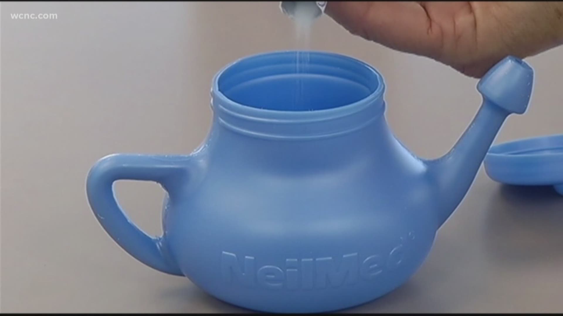 The CDC recommends if you use a a neti pot, you only use distilled, sterile or cooled boiled water for sinus irrigation to protect yourself from infection.