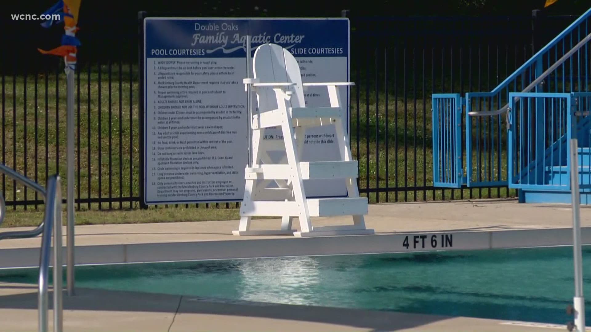 In Mecklenburg County, only 86 of 247 lifeguard positions are filled.