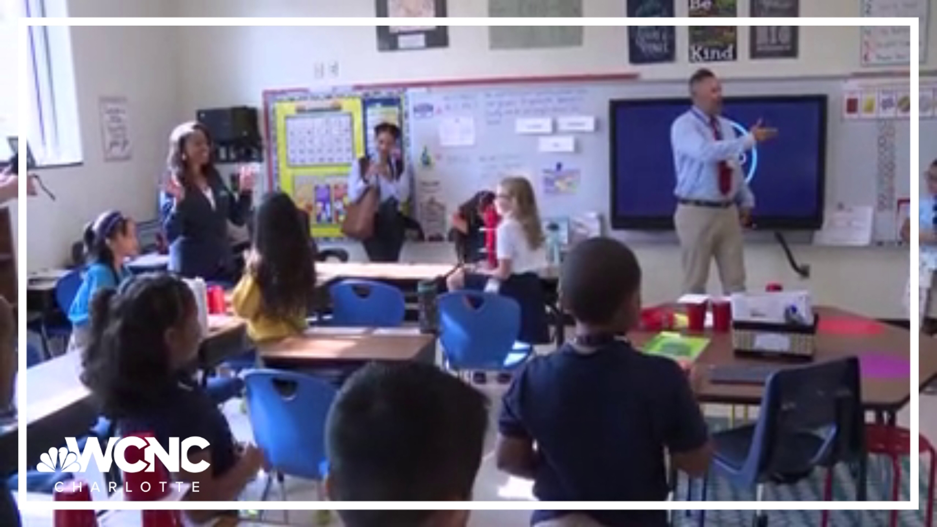 The first day of school for Charlotte Mecklenburg Schools is in the books.