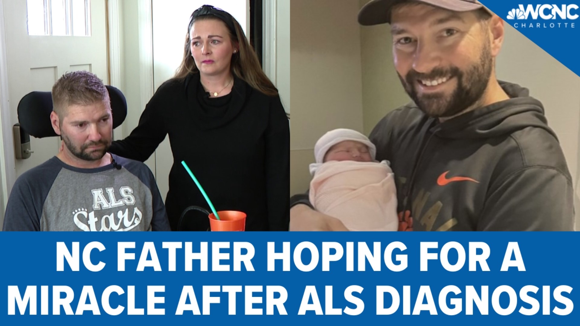 A Charlotte area family is hoping for a miracle this Christmas after a devastating diagnosis for a young father of three.