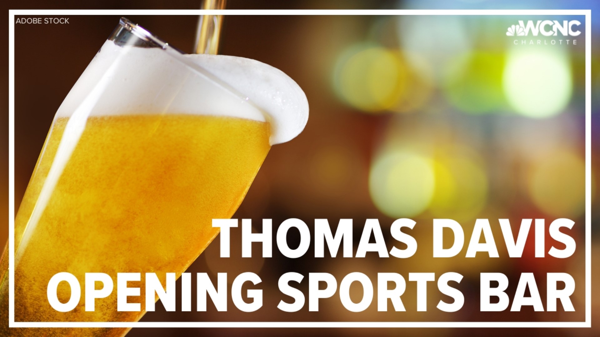 Carolina Panthers legend Thomas Davis will officially open his new sports bar in Uptown Wednesday night.