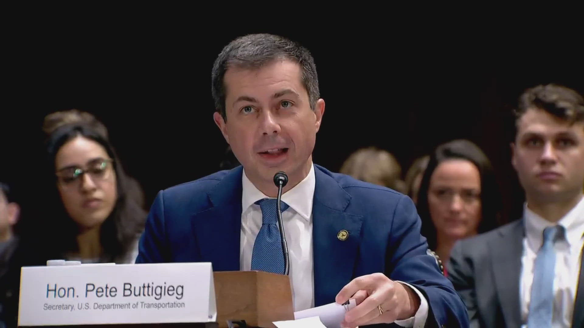 Transportation Secretary Pete Buttigieg warned Senate lawmakers that the federal government is running out of money to repair roads following Hurricane Helene.