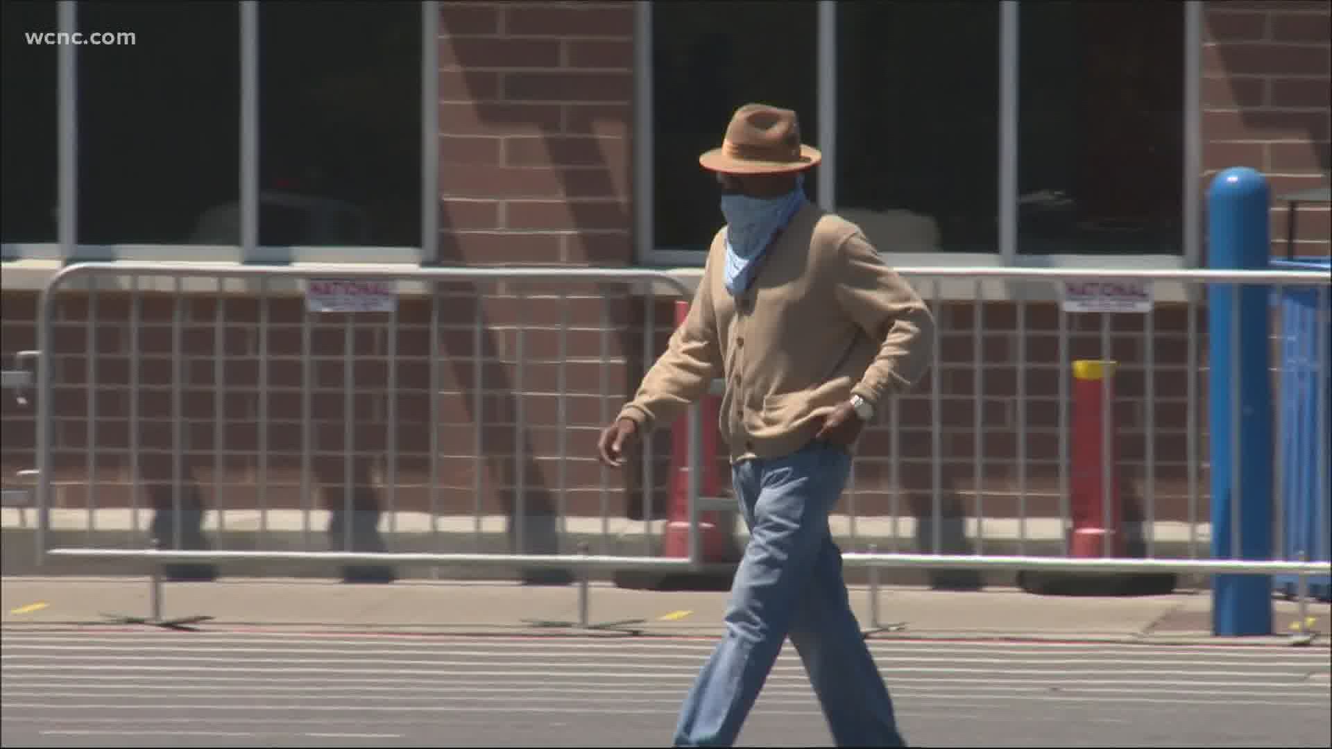 CMPD says if you feel harassed while wearing a mask, you should call them instead of engaging.