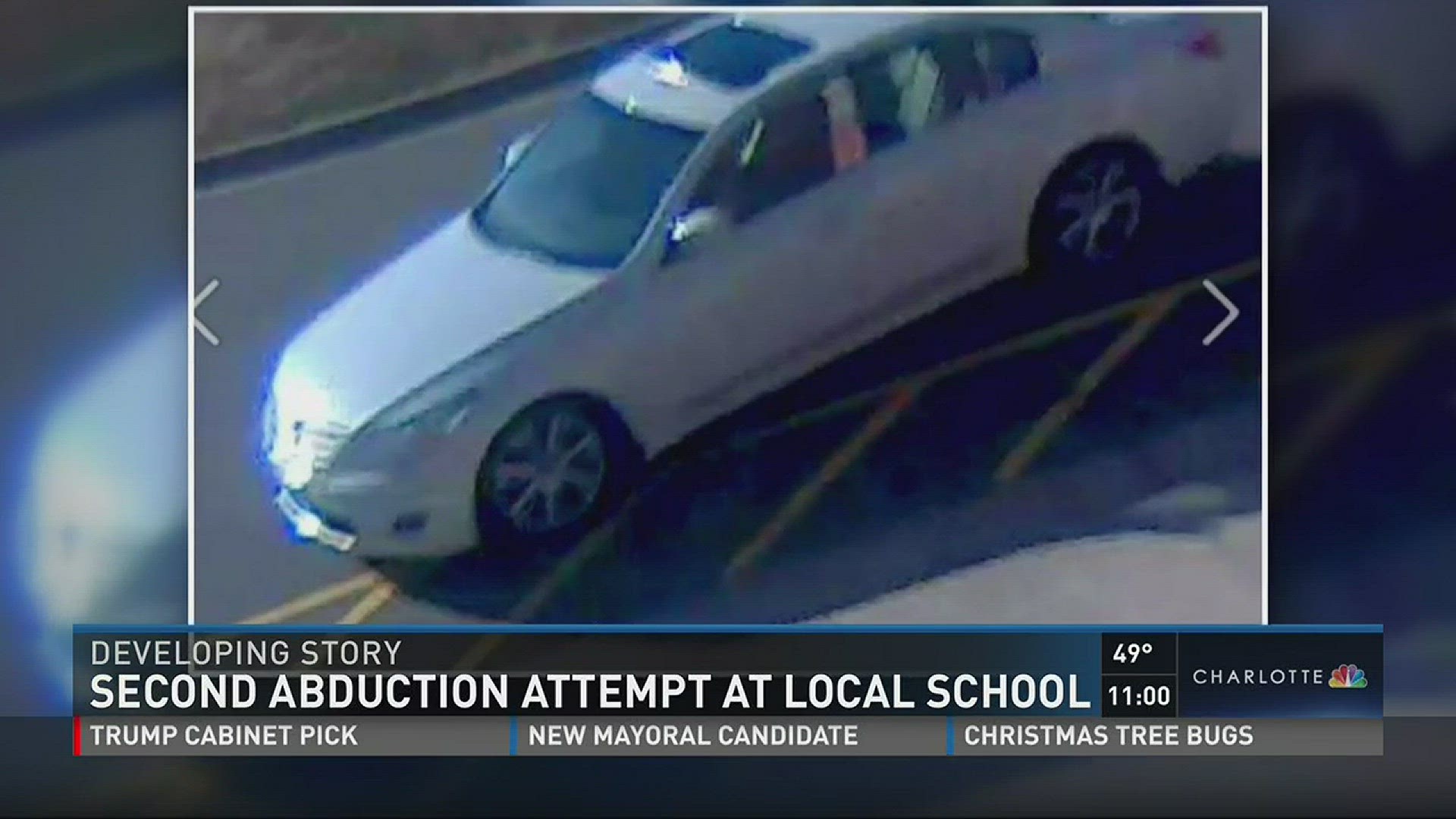 A man tried to lure a teenager to his car at a local school.