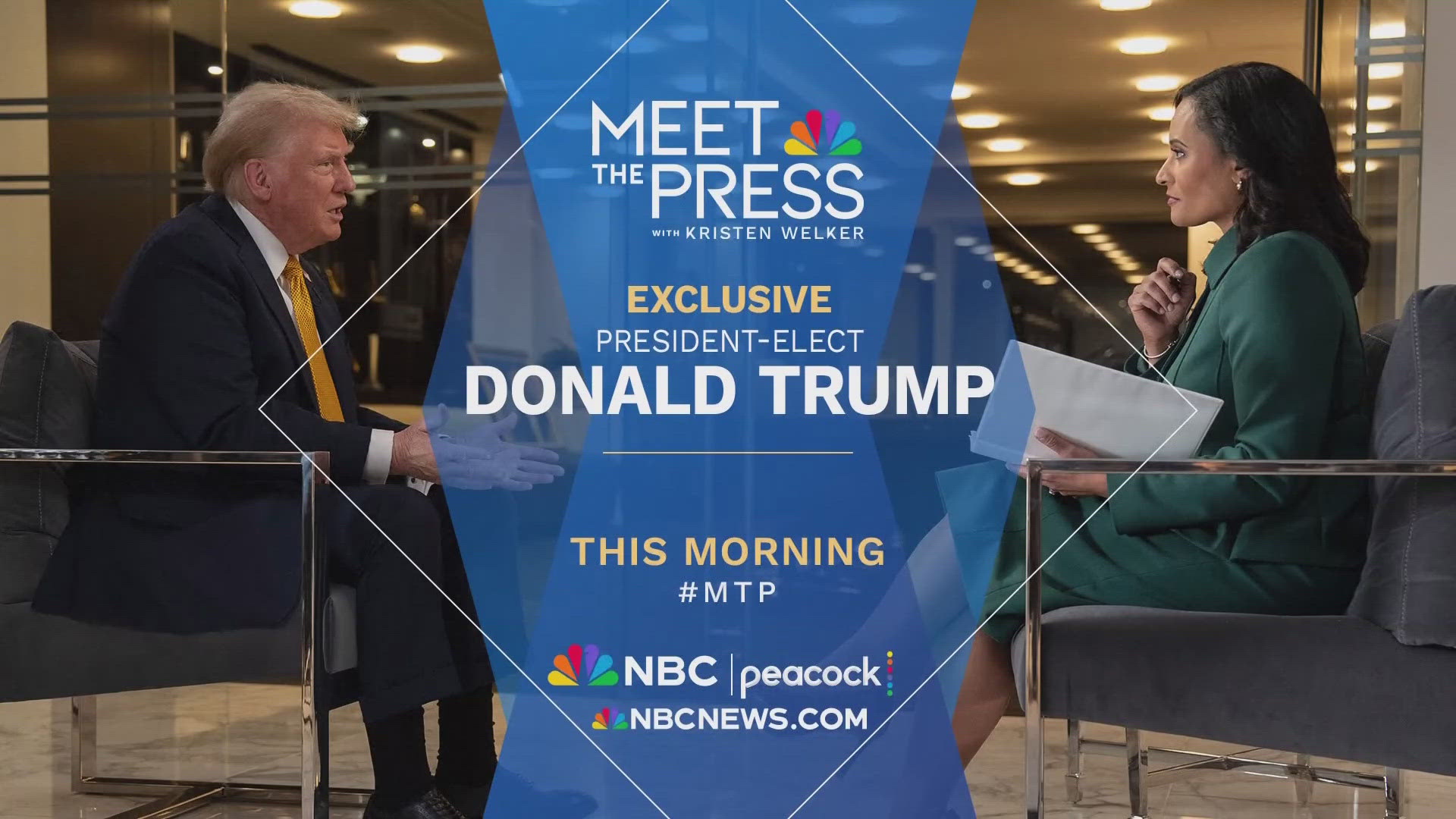 Meet the Press' Kristen Welker previews her interview with President-elect Donald Trump. 