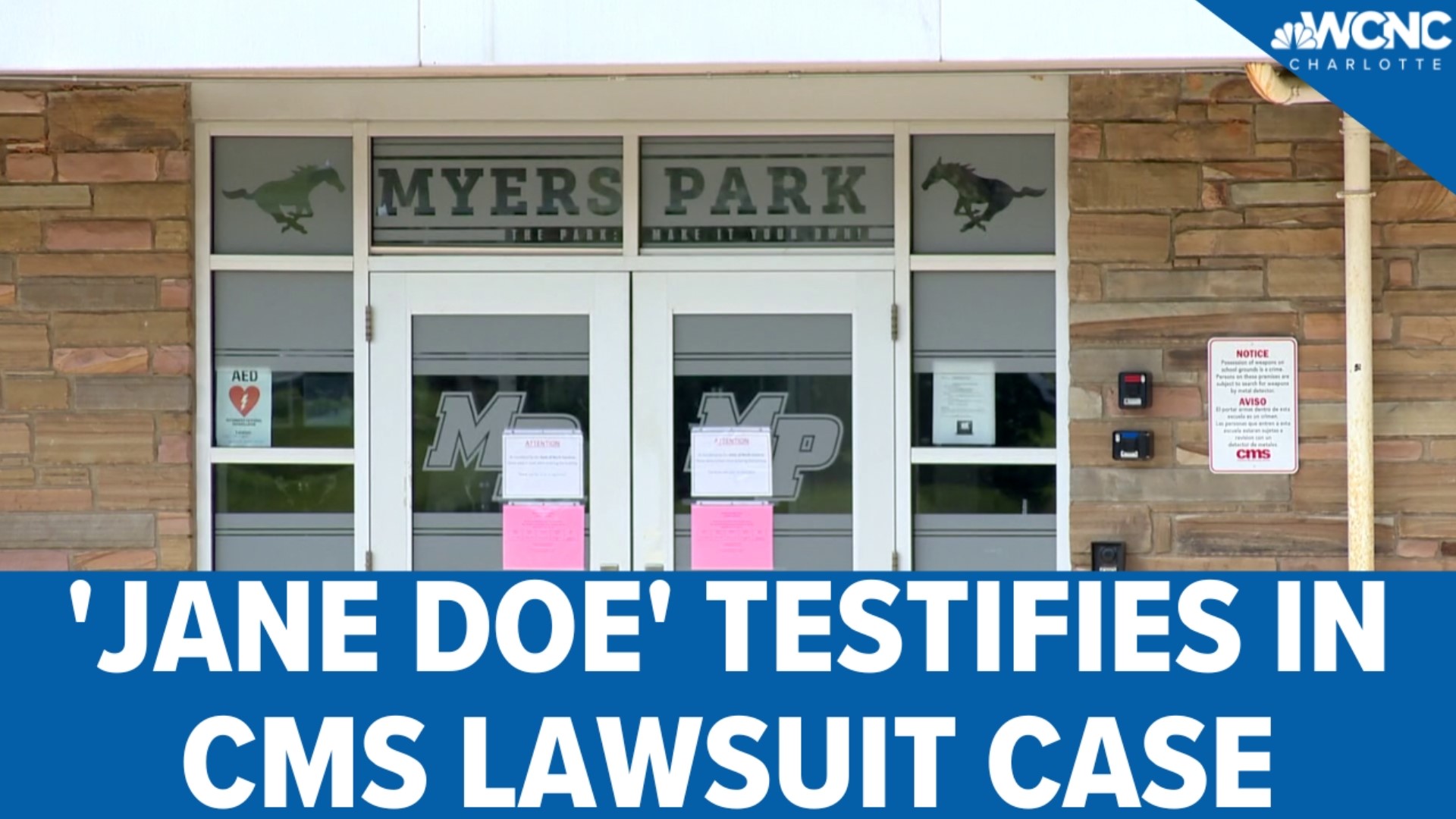 The suit says the city and school did not protect a student from getting raped on the campus of Myers Park High School back in 2015.