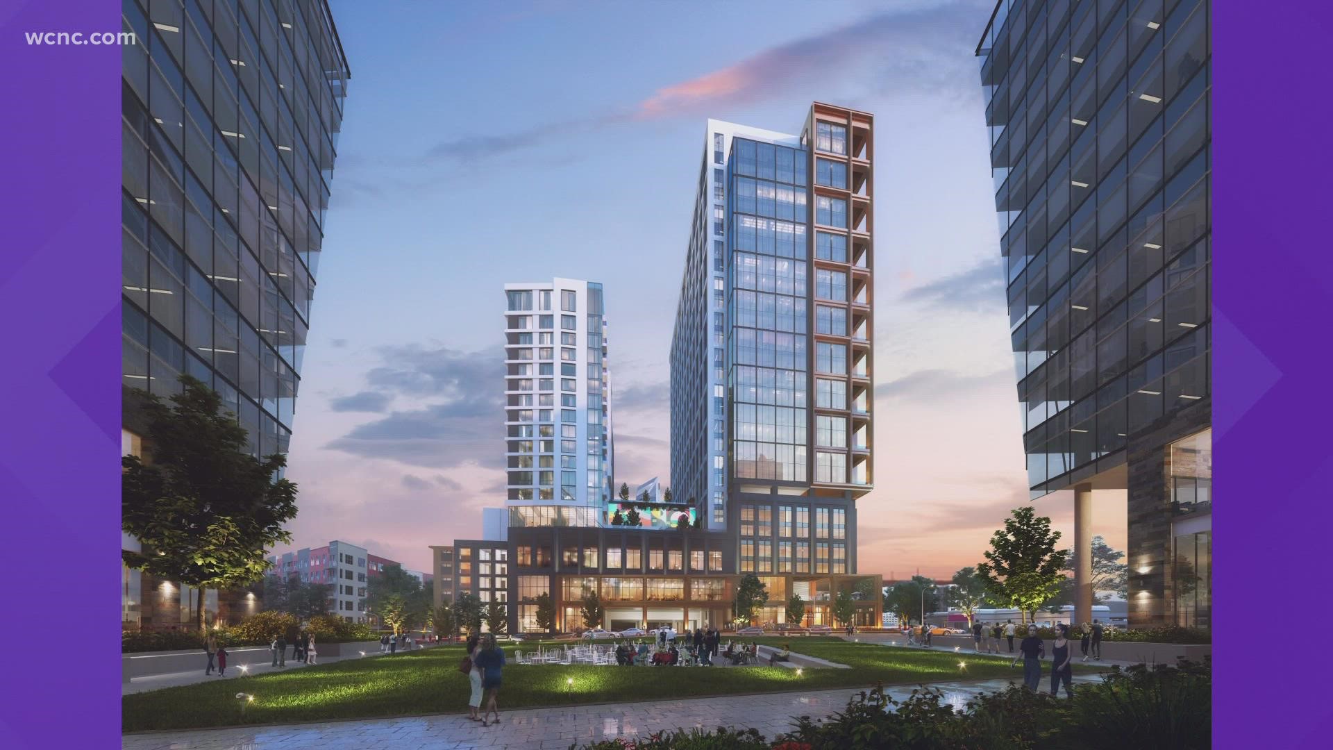 The new 31-story mixed-use building is coming to the intersection of South Tryon Street and Carson Boulevard.