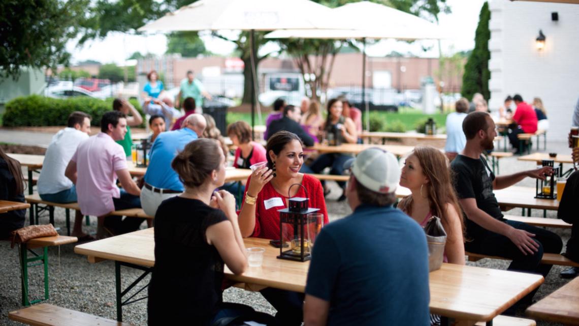 Construction updates on Olde Mecklenburg Brewery in Ballantyne | wcnc.com