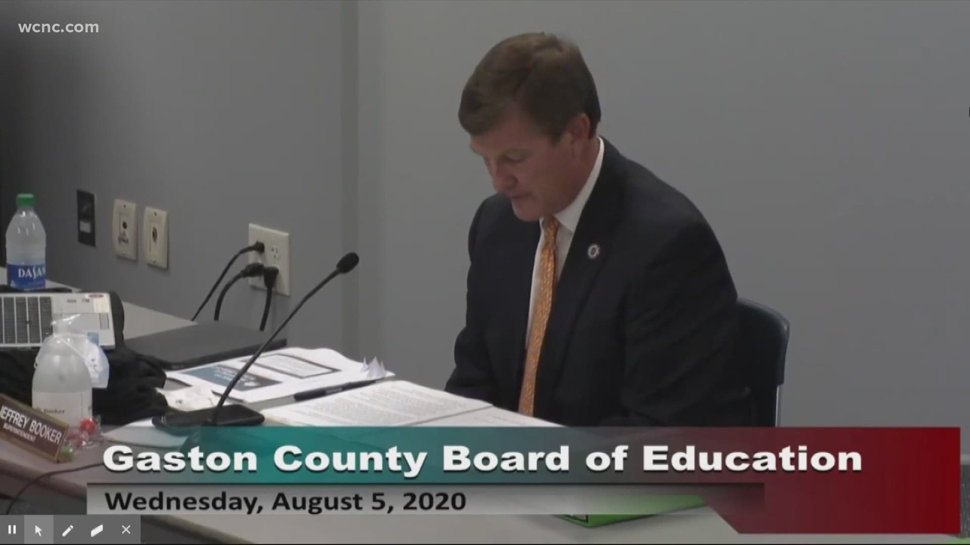 The board of education is meeting Wednesday afternoon to discuss the different plans for back to school.