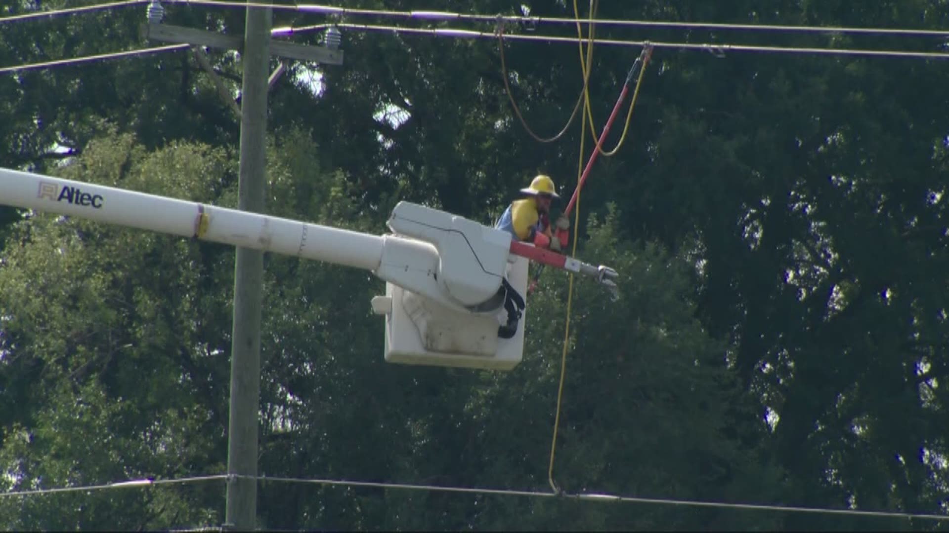 A major road in Mooresville is still shut down after a crash took down a pole Monday night.