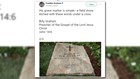 Franklin Graham shares photo of Rev. Billy Graham's grave marker