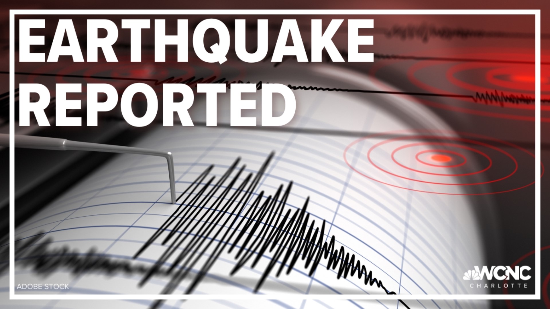 An earthquake was reported Thursday in Canton, which is in western North Carolina in Haywood County near Asheville.