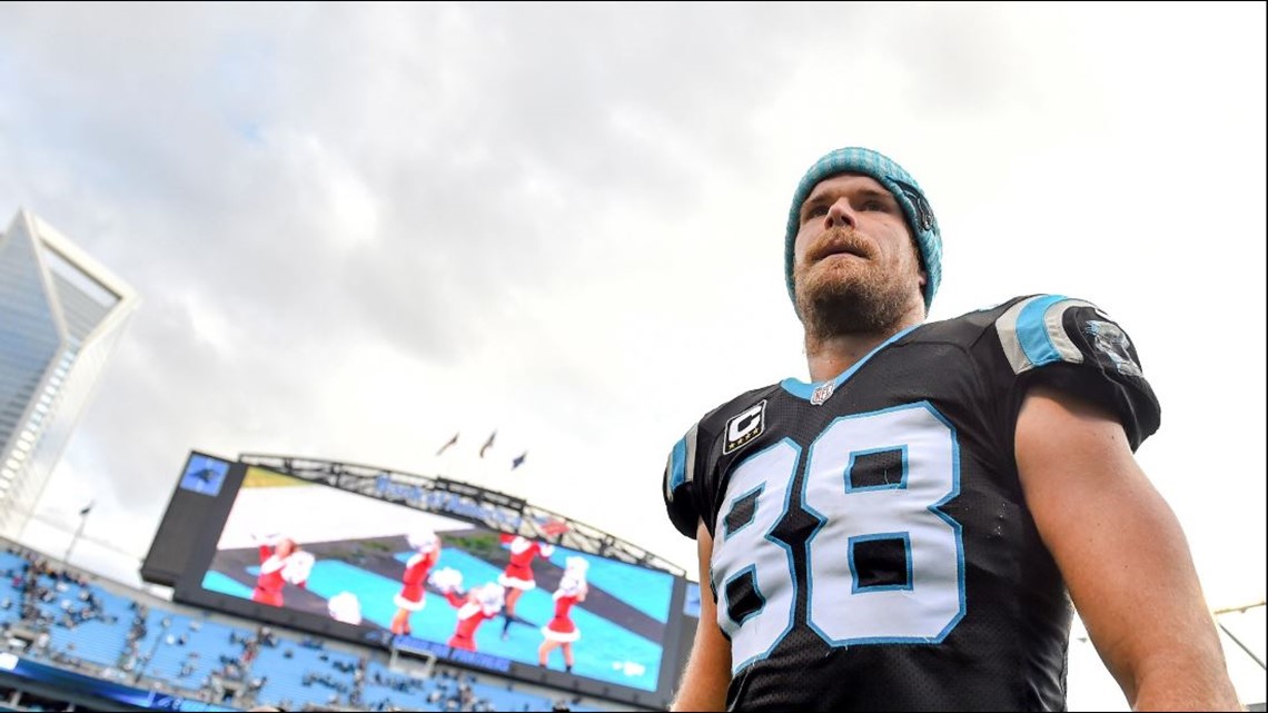 Greg Olsen #88 Panthers Salute to Service Jersey