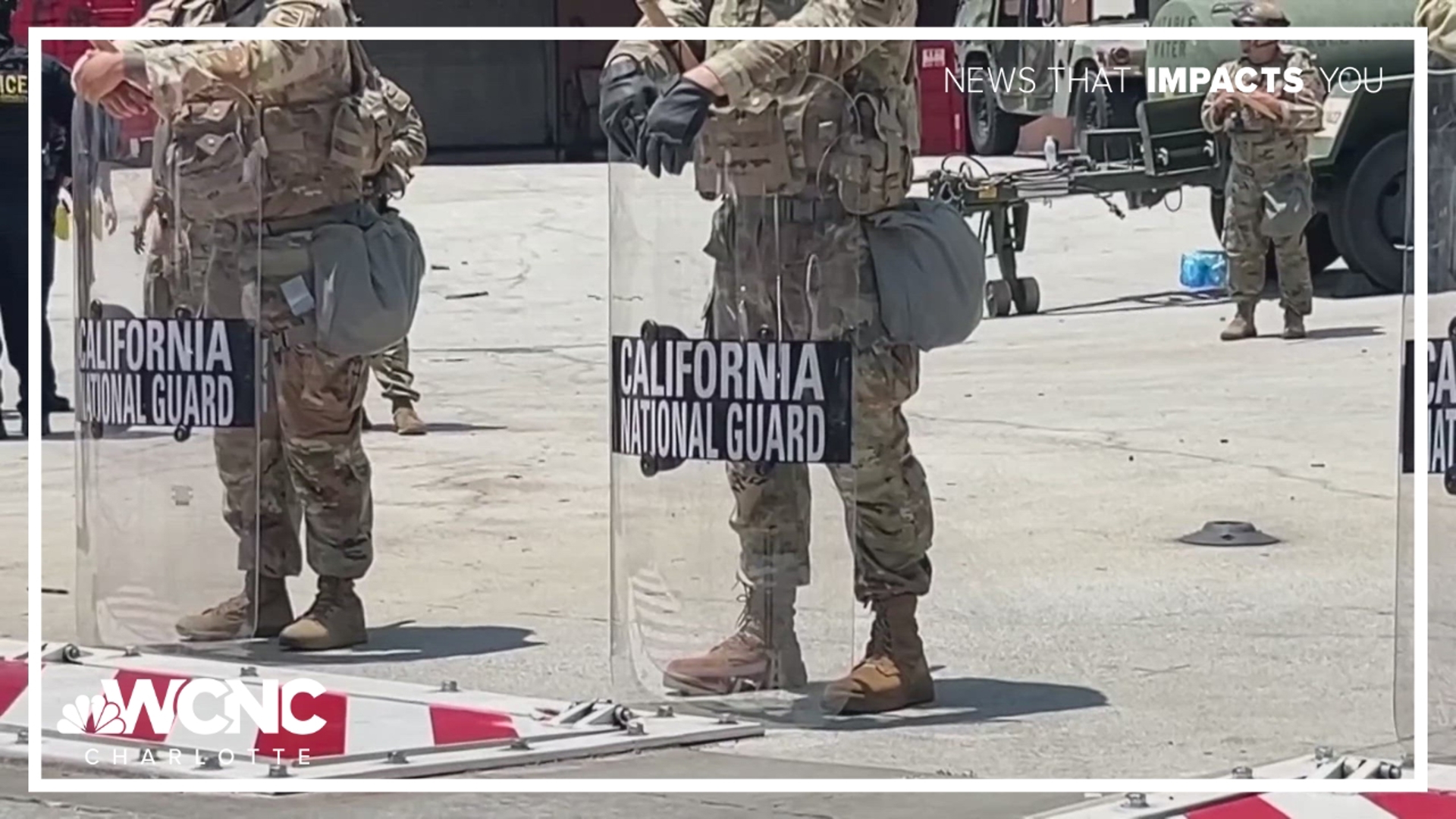 National Guard troops will be allowed to continue to help Los Angeles officials, for now. 