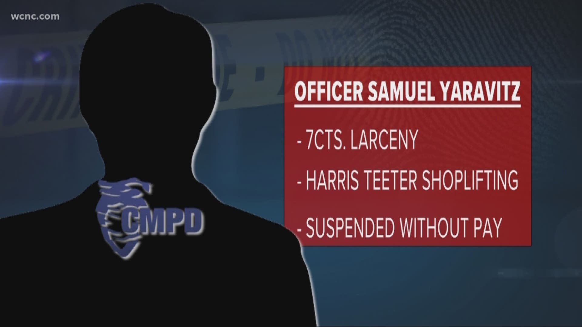 CMPD officer charged with larceny in shoplifting cases