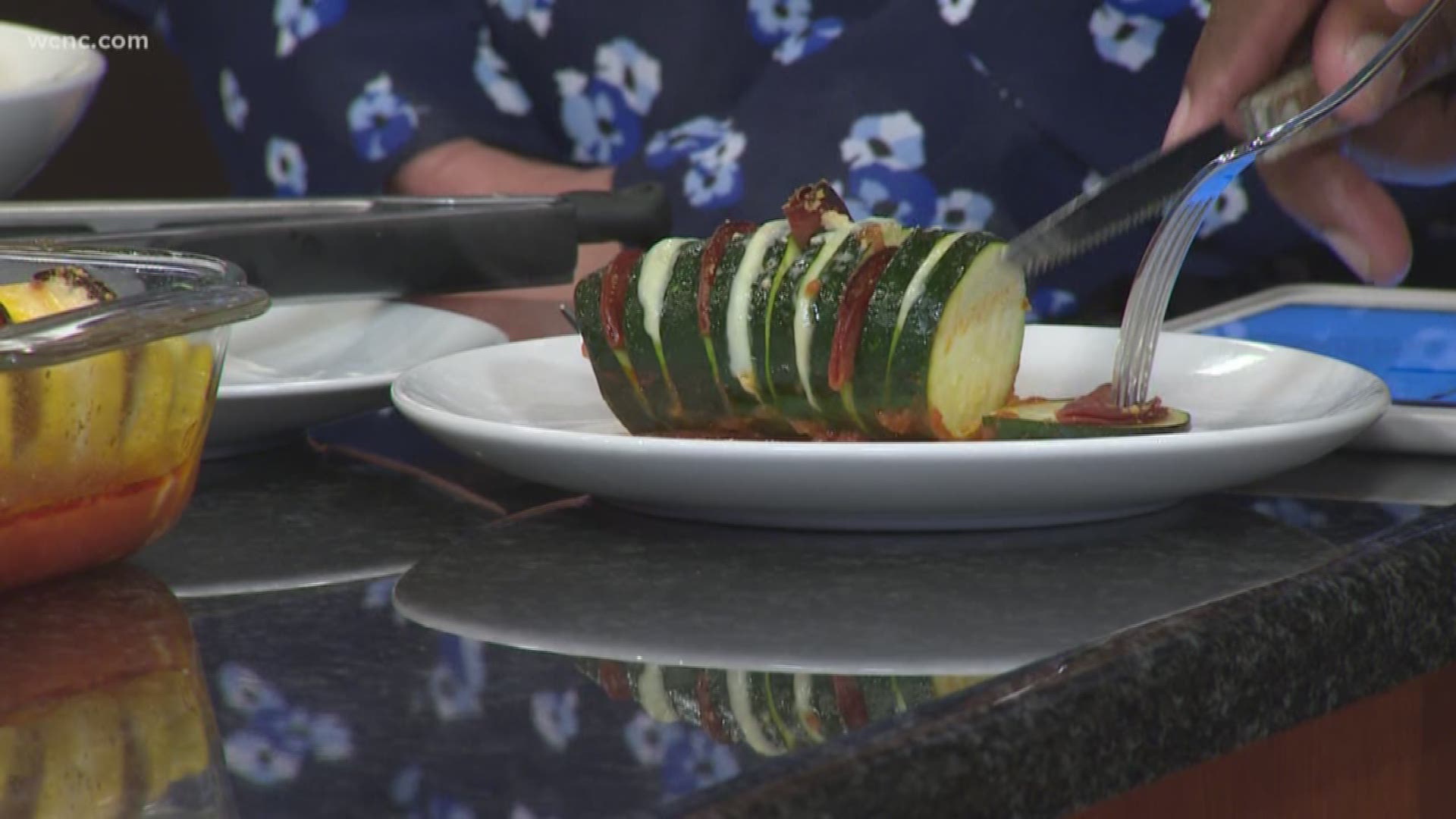 Andy and Melanie Tritten show us a creative way to cook zucchini so we can enjoy pizza without the carbs.