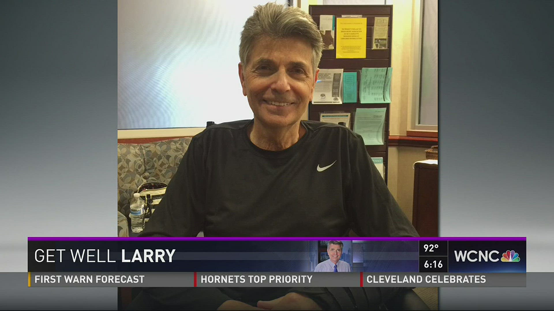 Here's the latest on our friend Larry Sprinkle, who was badly injured in a car accident last month.