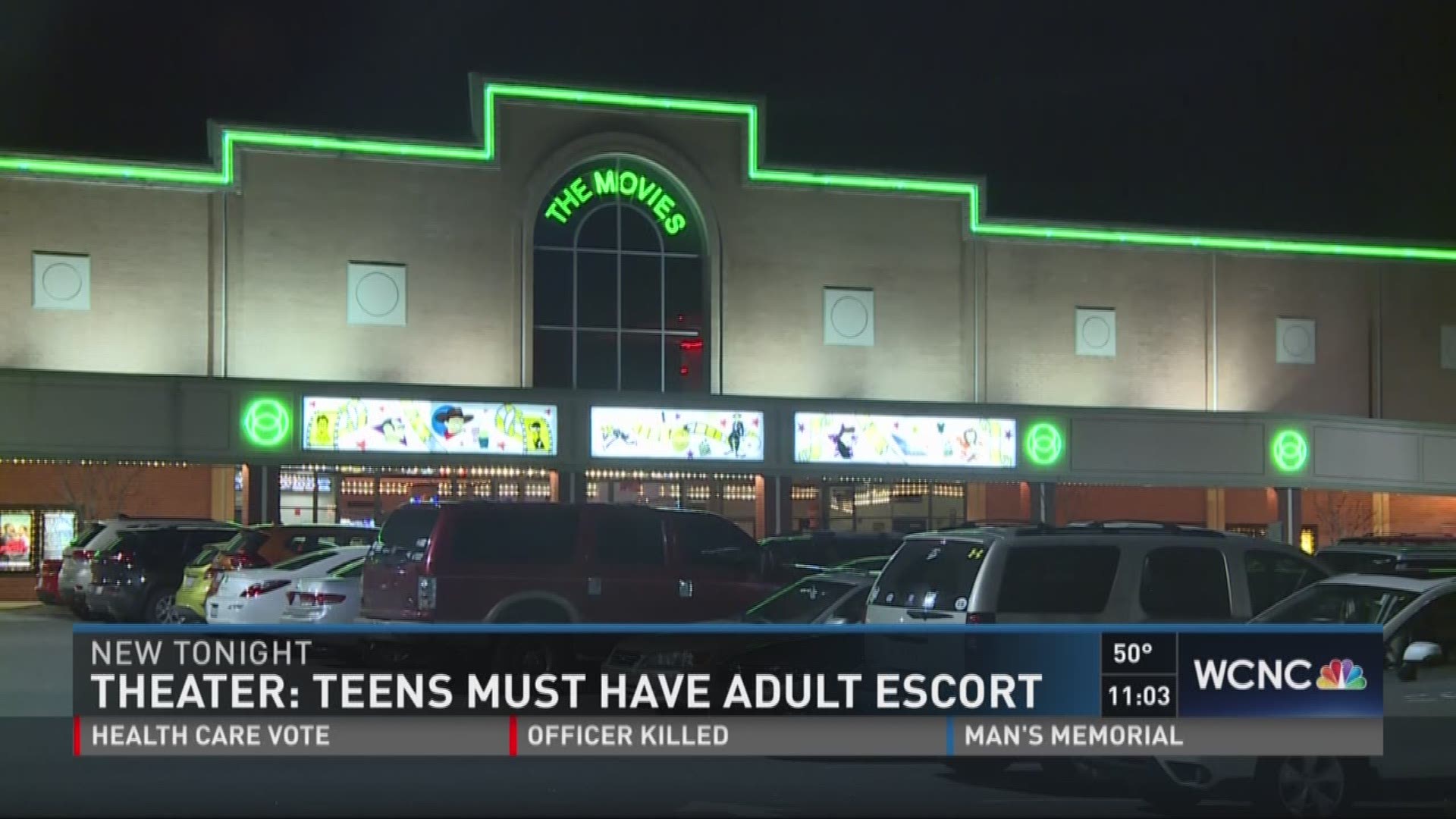 Theater: Minors must have adult escort