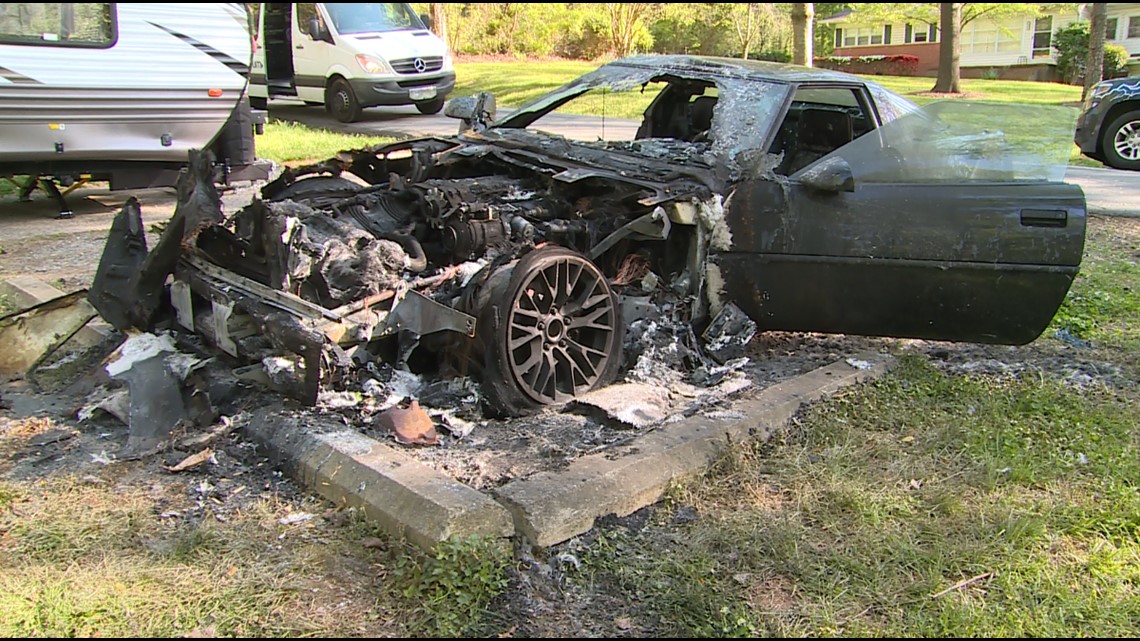 Man says someone torched his Corvette because he's gay | wcnc.com