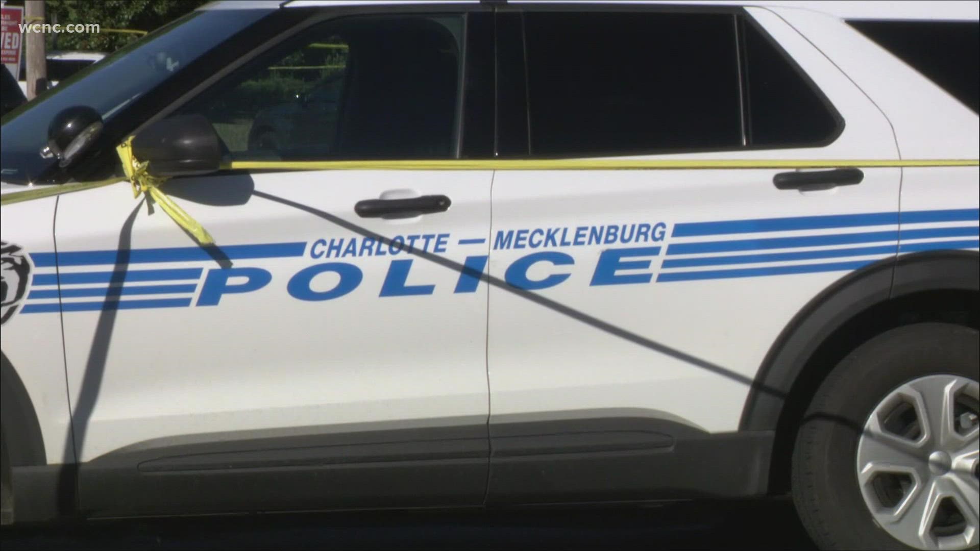 One suspect is in custody after allegedly firing shots inside a south Charlotte store before trying to run over a responding CMPD police officer.
